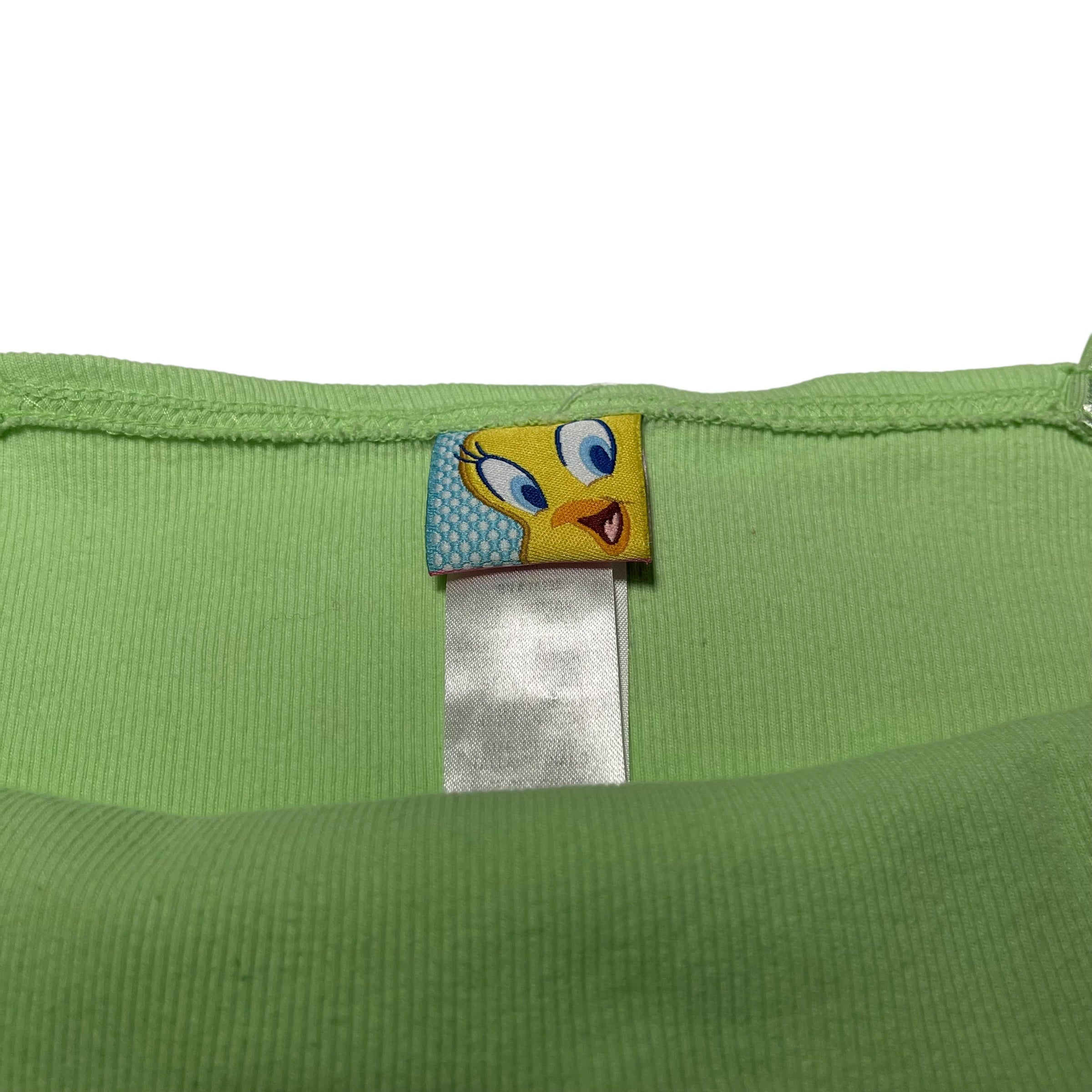 Y2K Green Warner Bros Tweety Tank Top