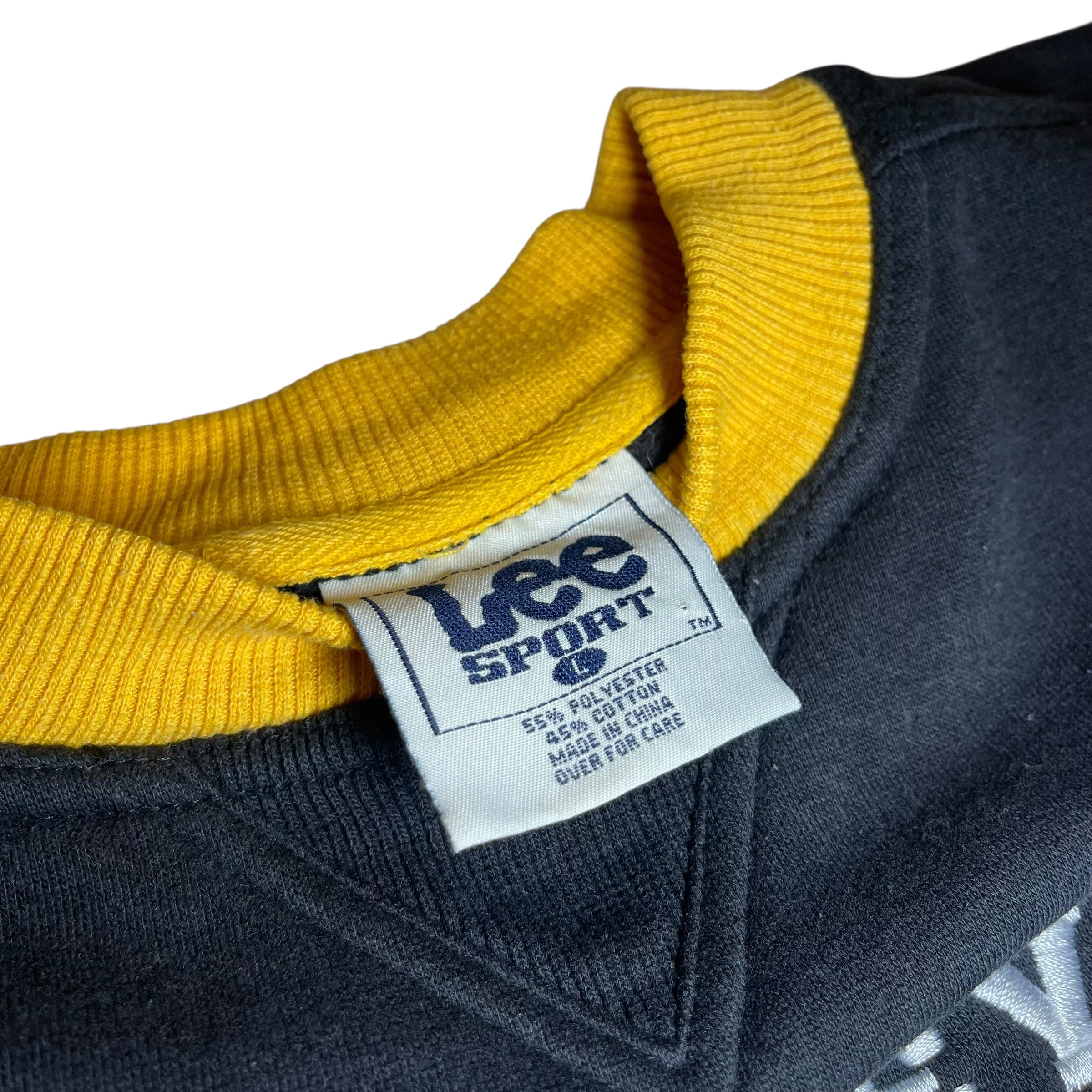 Vintage Lee Sport University of Iowa Hawkeyes Black Crewneck