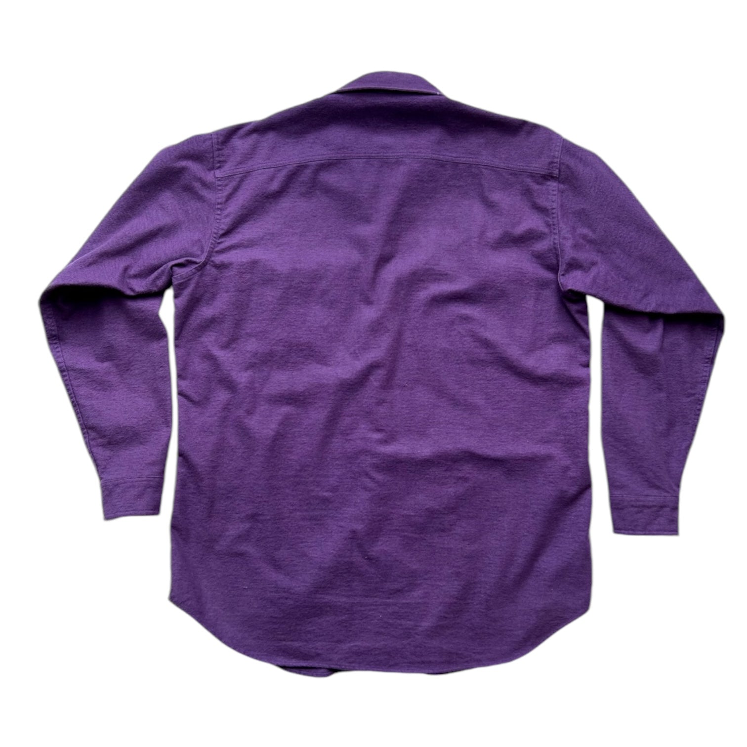 Vintage Woolrich Purple Fleece Long Sleeve Button Up