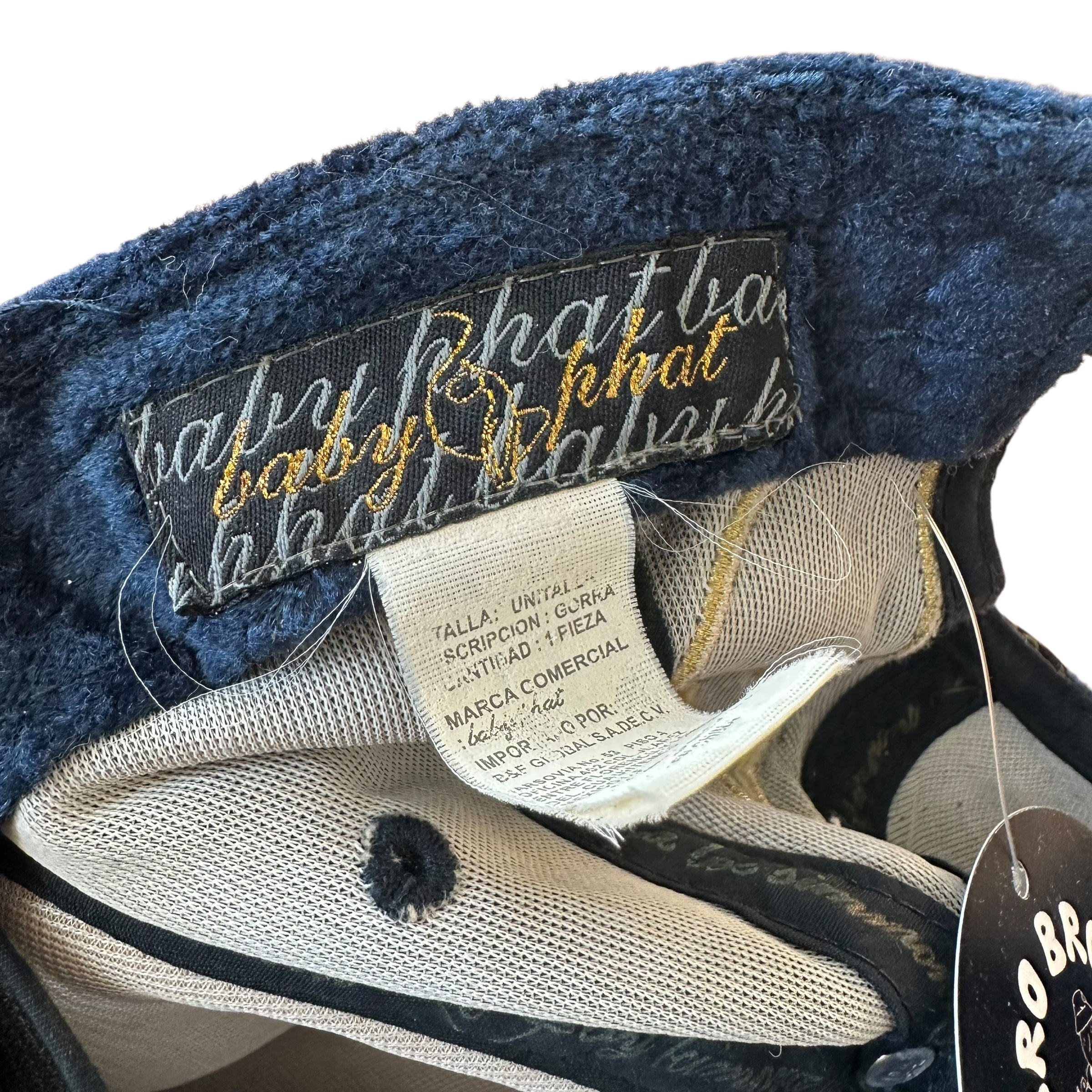 Y2k Baby Phat Velvet Embroidered Hat