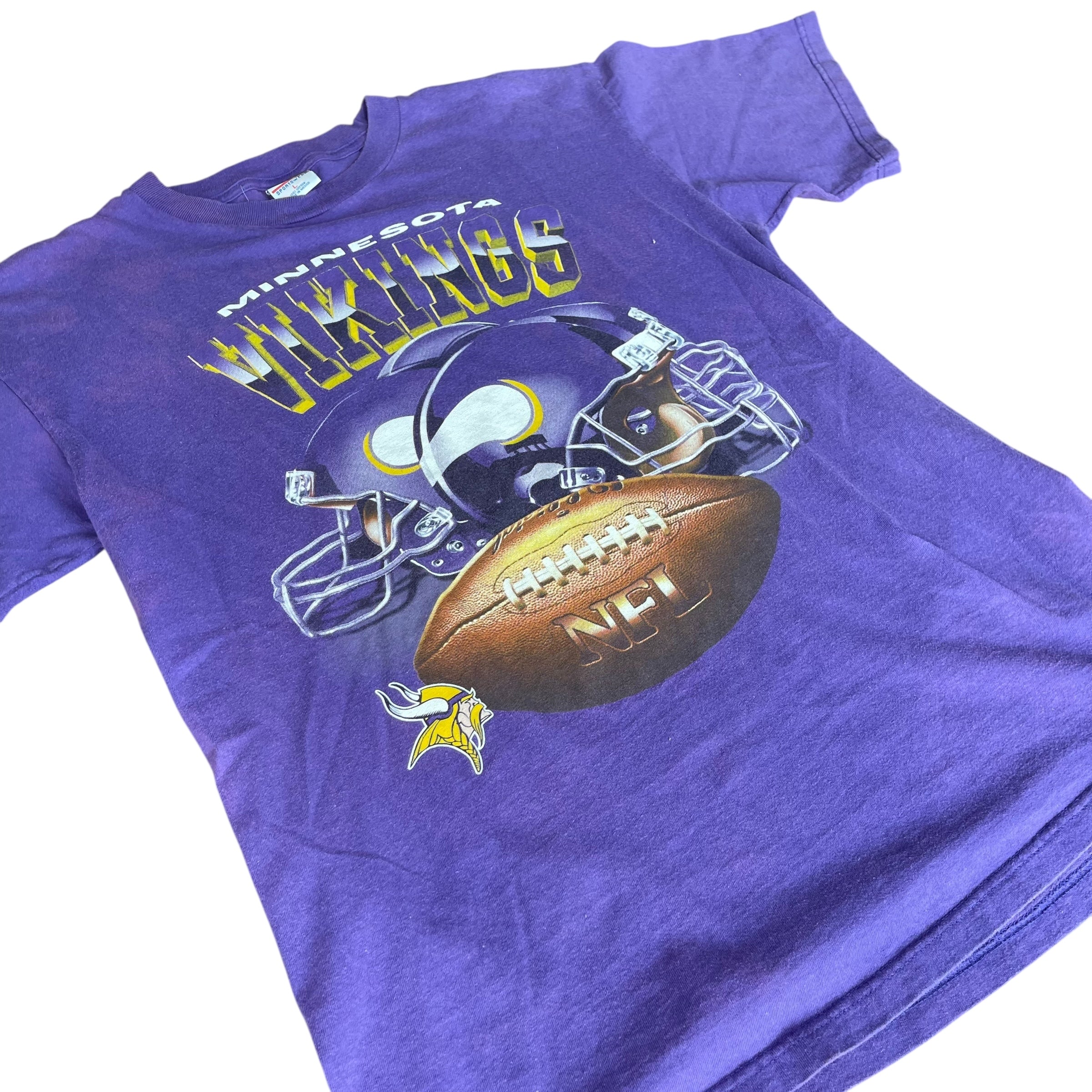 Vintage Minnesota Vikings 3D Graphic T-Shirt