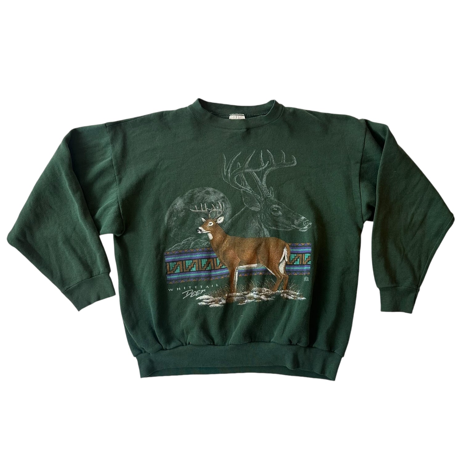 Vintage Deer Nature Graphic Crewneck
