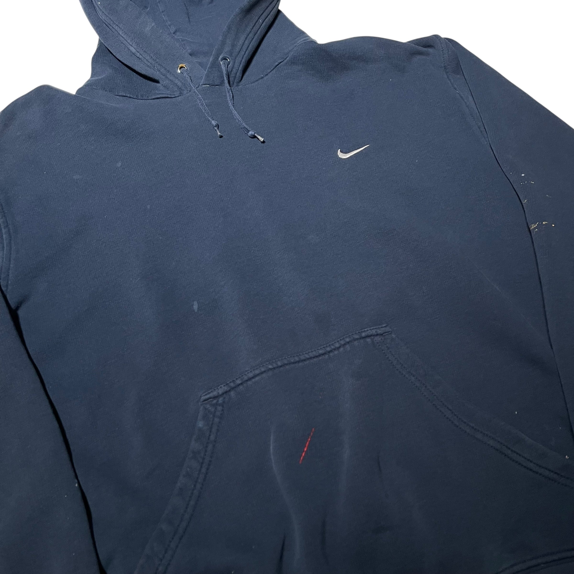 Y2K Distressed Nike Navy Hoodie