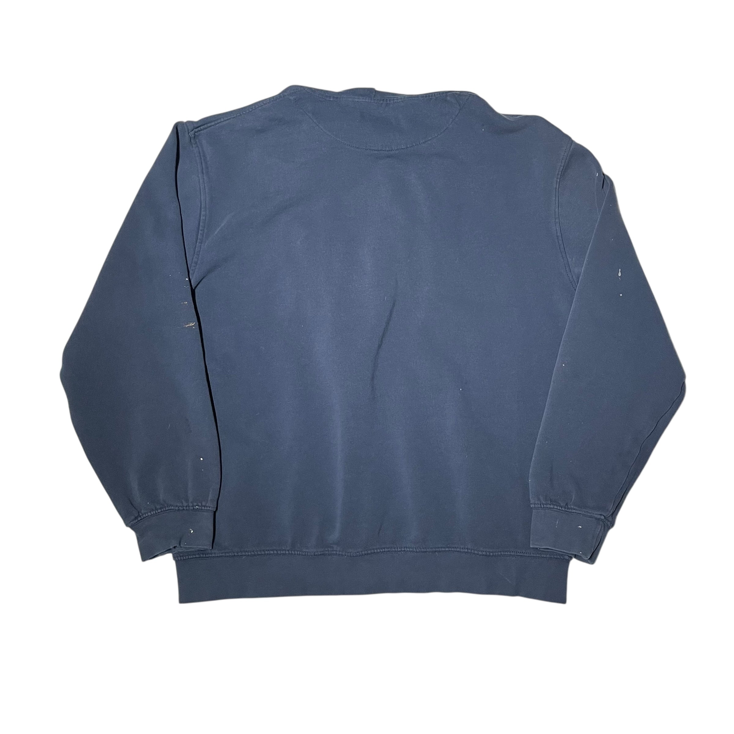 Y2K Distressed Nike Navy Hoodie