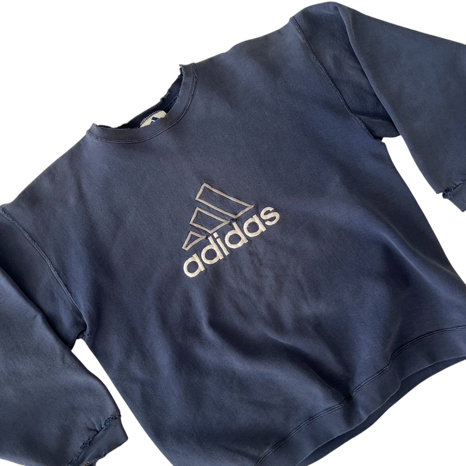Vintage Adidas Embroidered Logo Crewneck