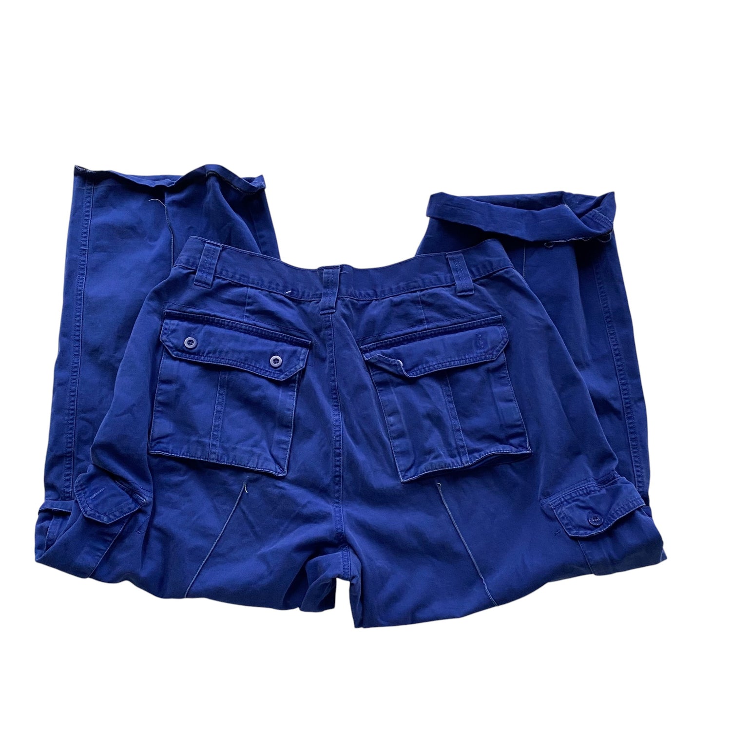 Vintage Indigo Baggy Cargo Pants