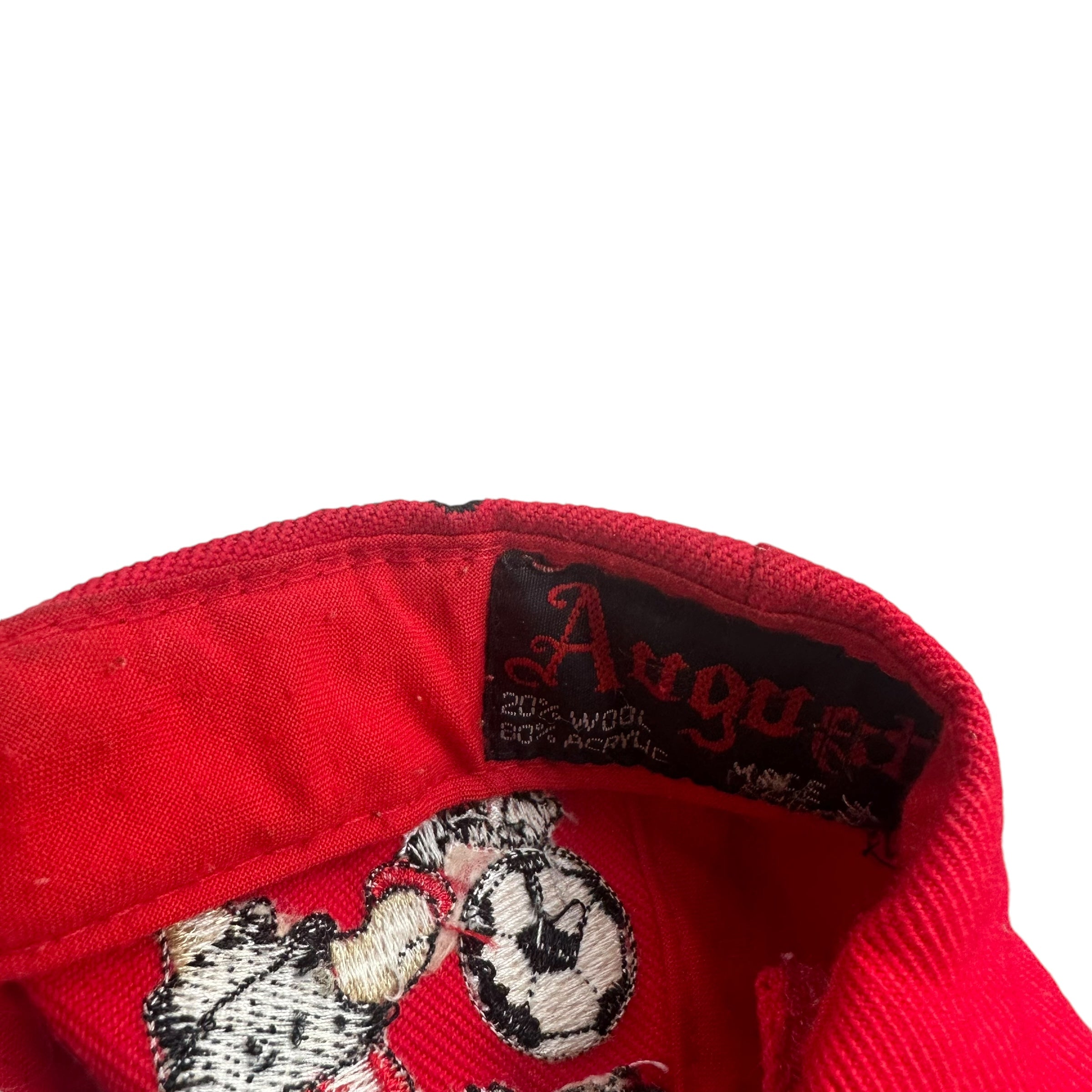 Vintage Y2k Zorros de Atlas All Over Embroidered Soccer Hat