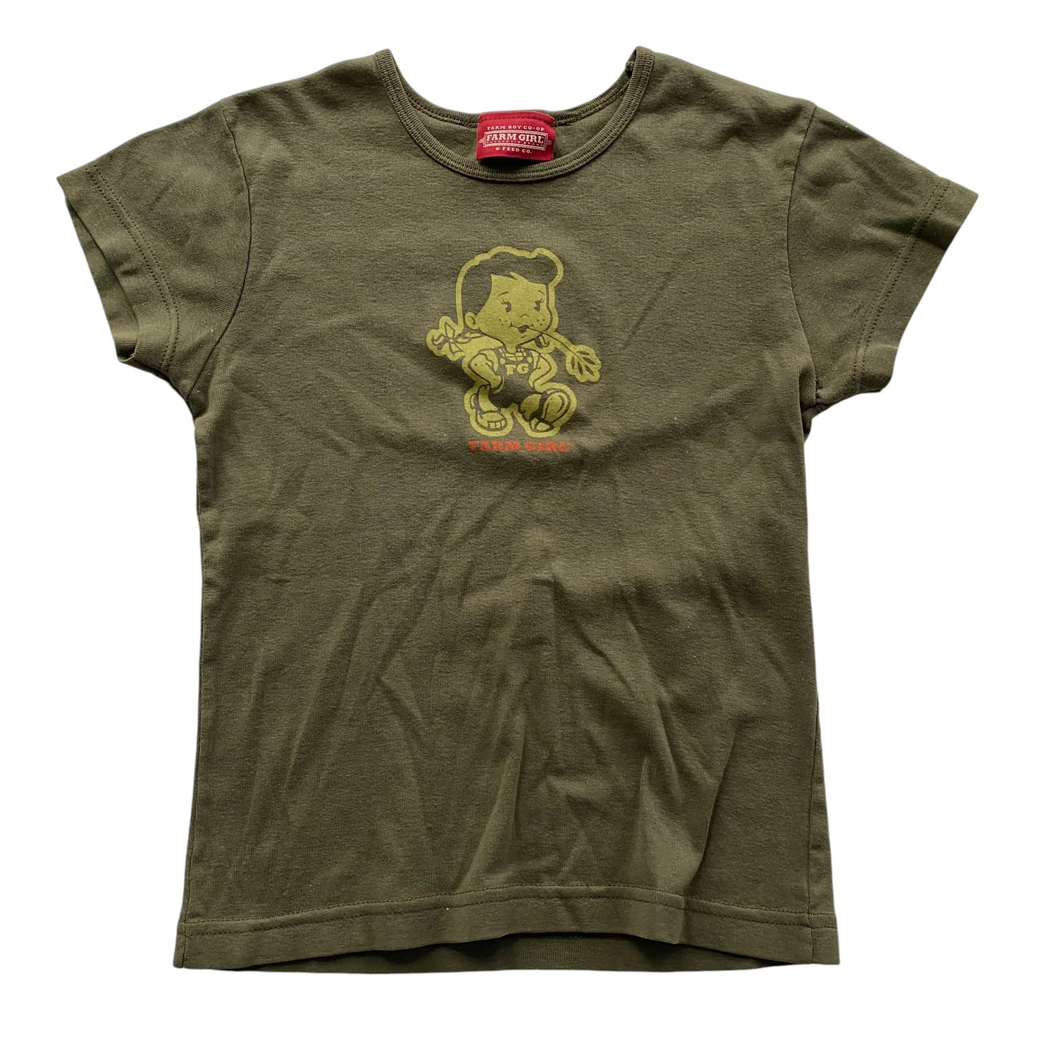 Y2k Farm Girl Graphic Baby Tee