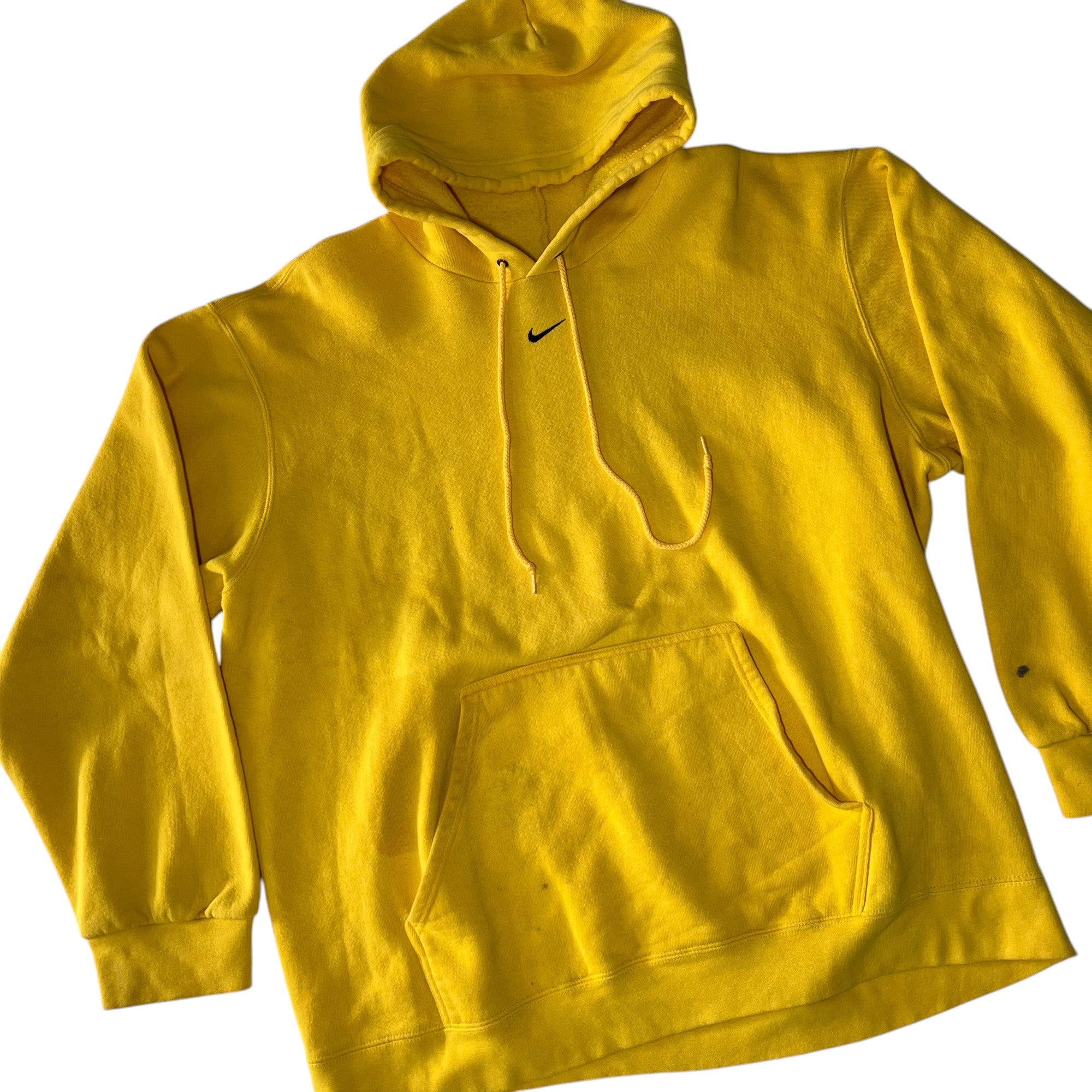 Vintage Nike Yellow Centercheck Hoodie