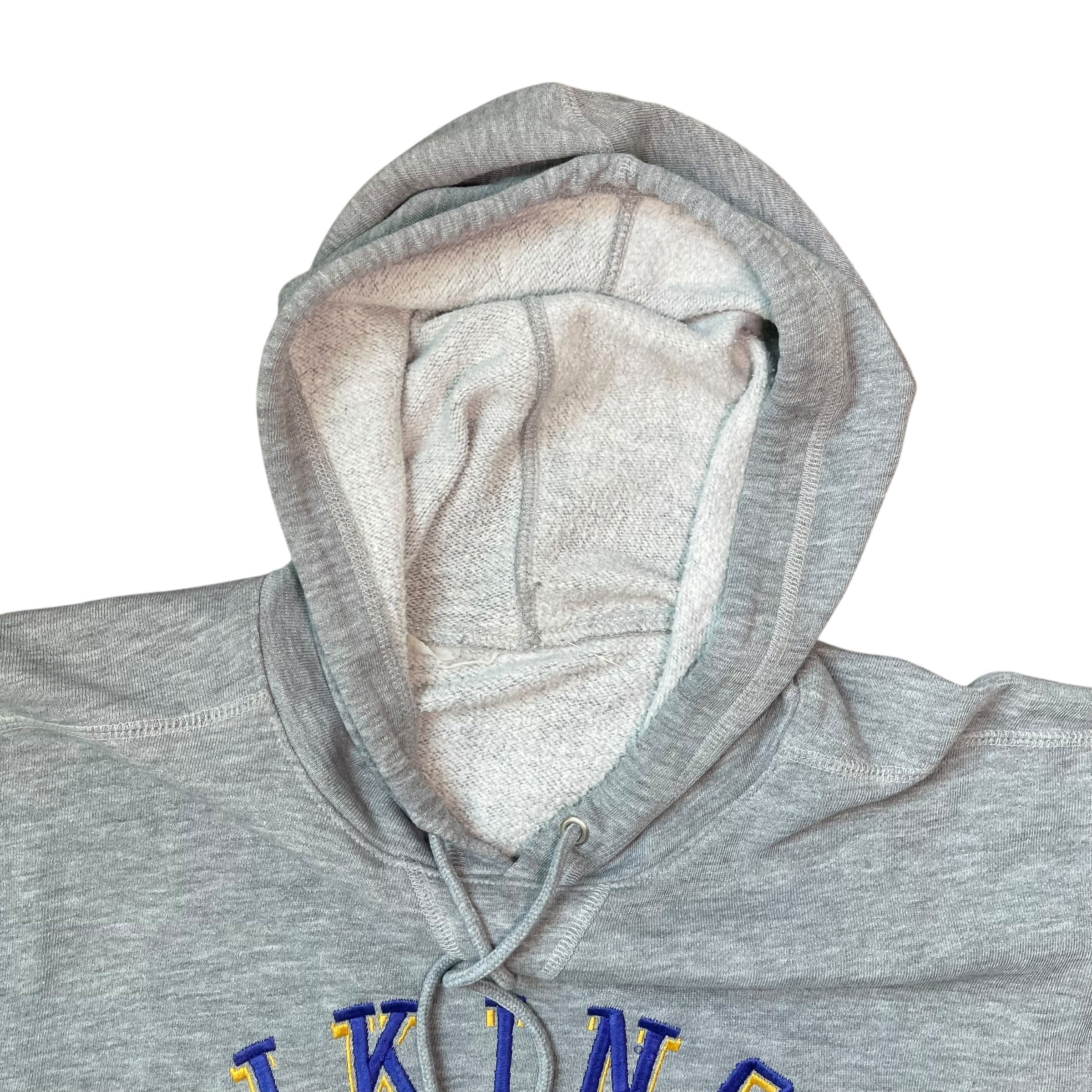 Vintage Minnesota Vikings Gray Logo Hoodie
