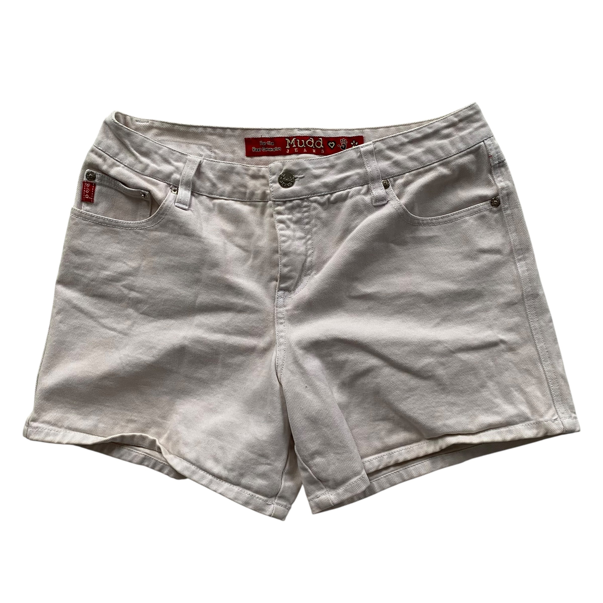 Vintage Mudd Jeans White Femme Shorts