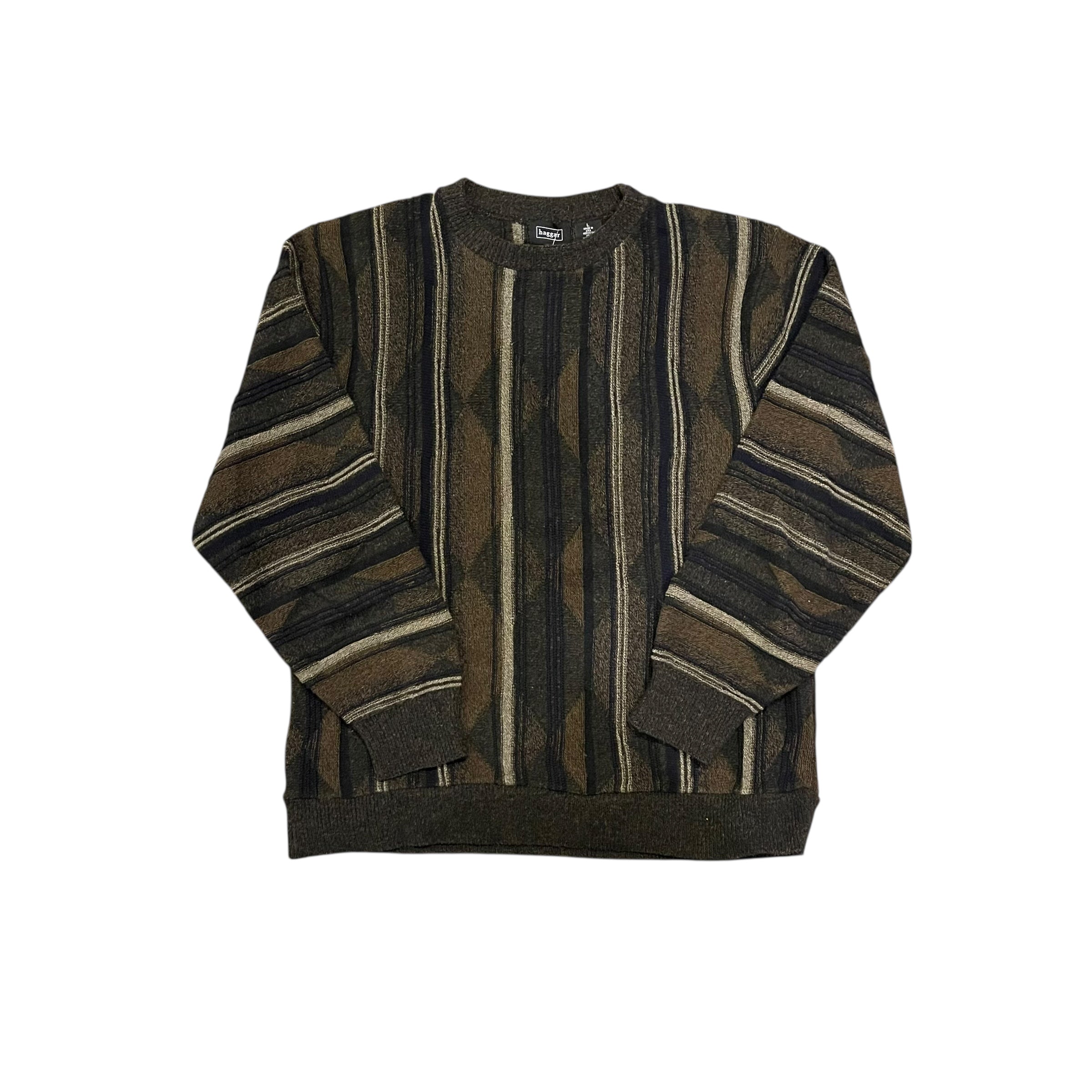 Vintage Haggar Striped Knit Sweater