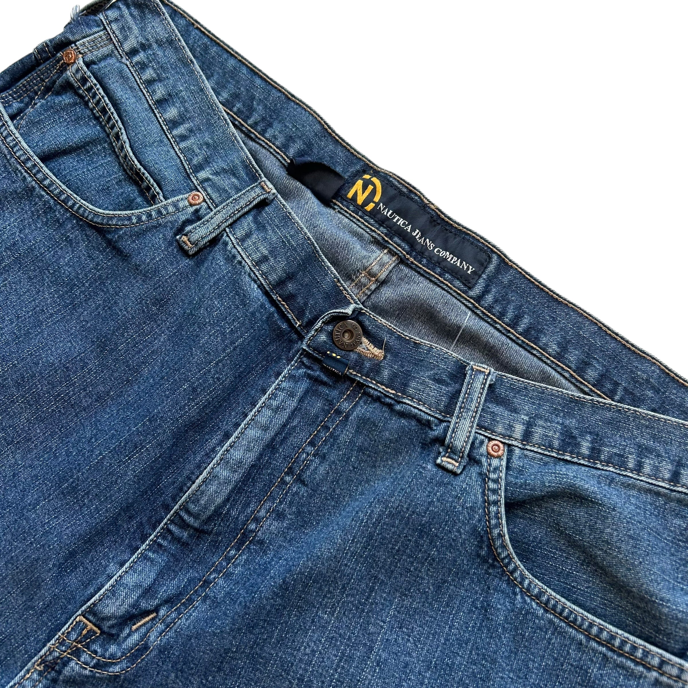 Y2k Nautica Dark Wash Jorts