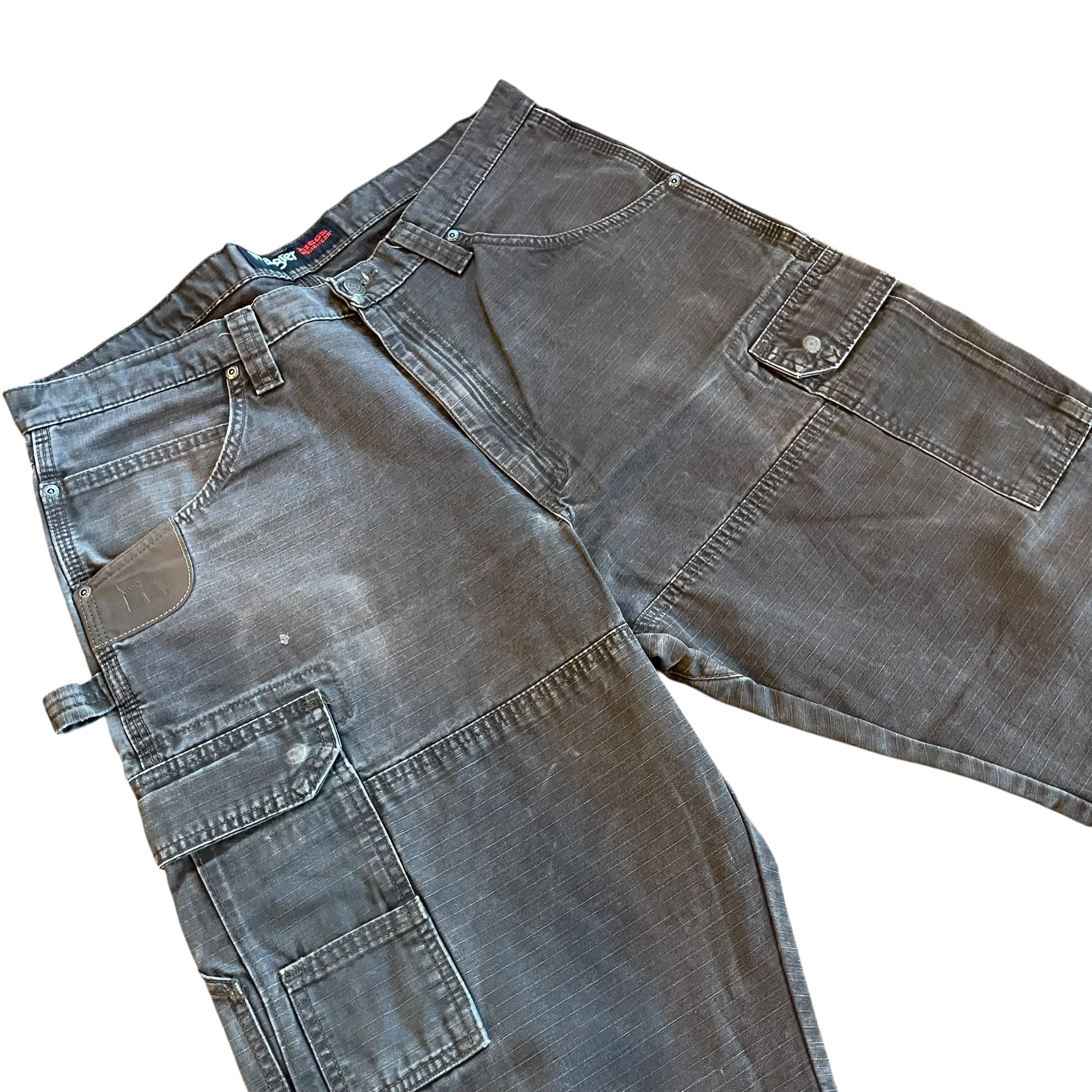 Vintage Riggs by Wrangler Brown Ripstop Cargo Pants