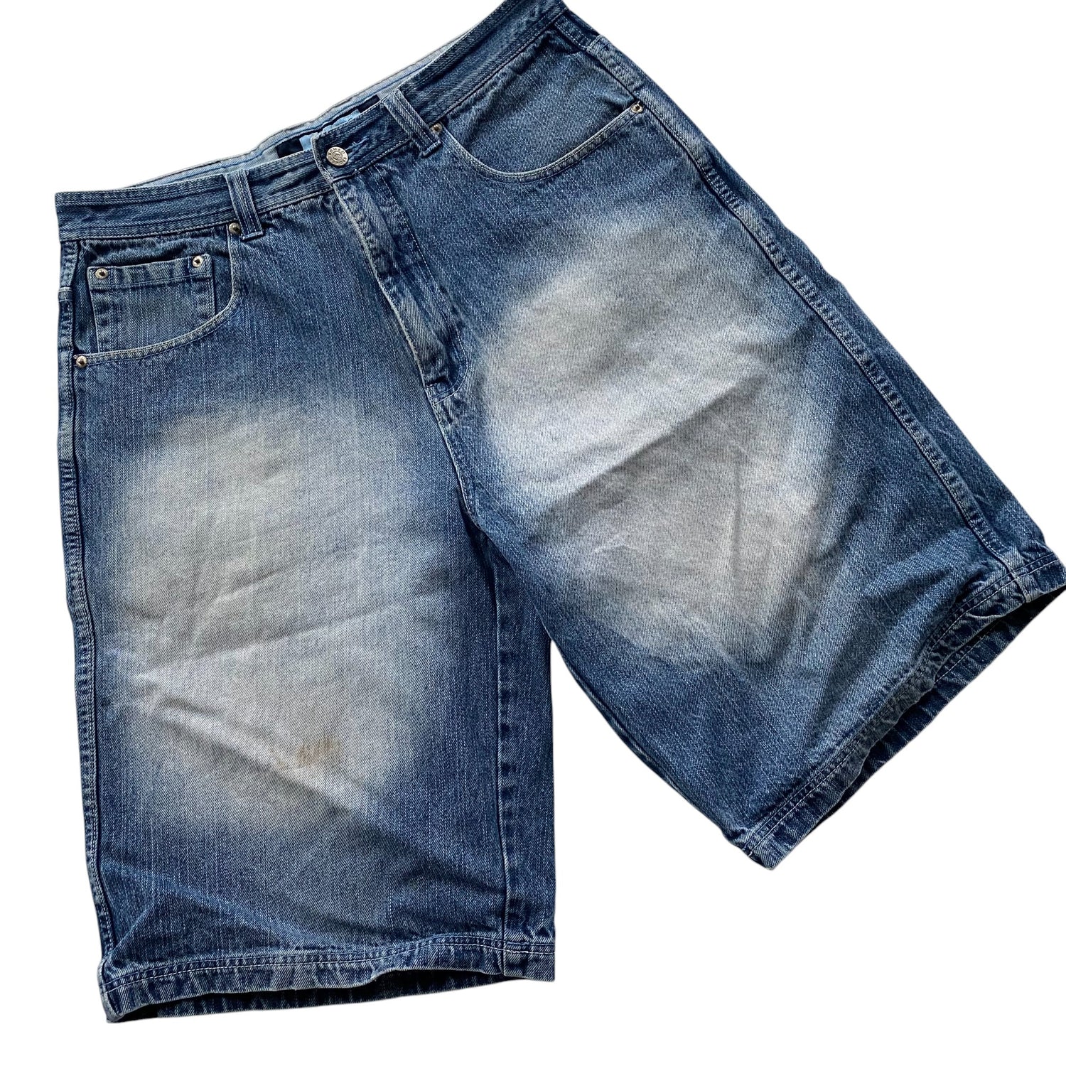 Y2k Koman Light Washed Out Jorts