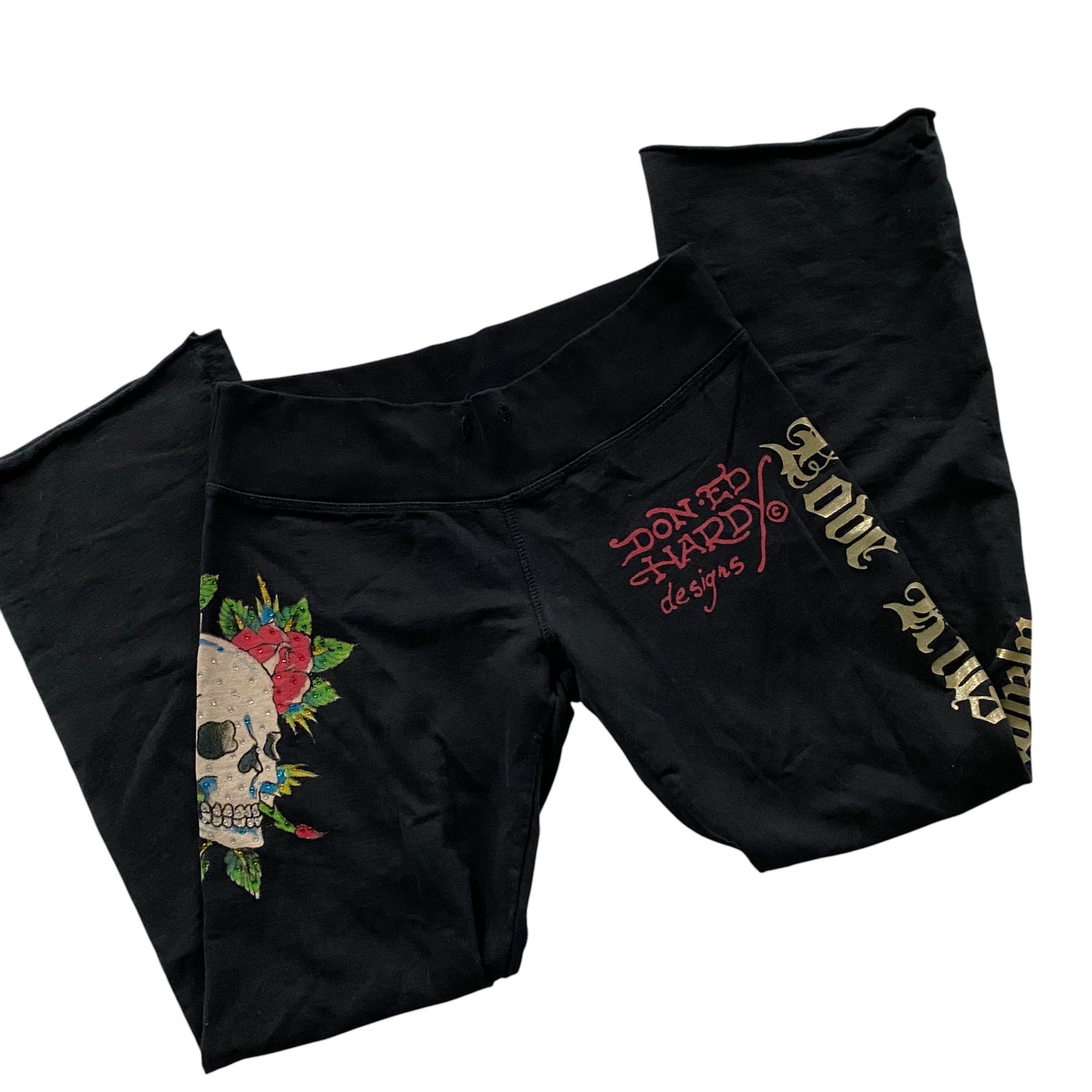 Y2k Ed Hardy Flare Sweatpants
