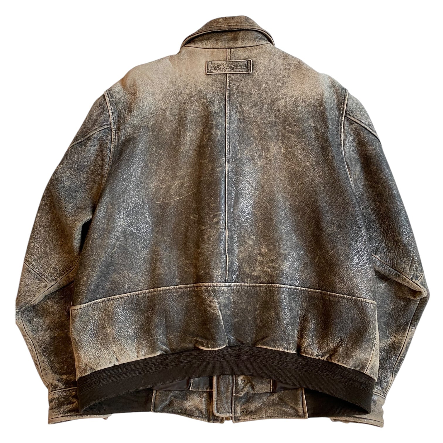 Vintage Eddie Bauer Worn Leather Jacket