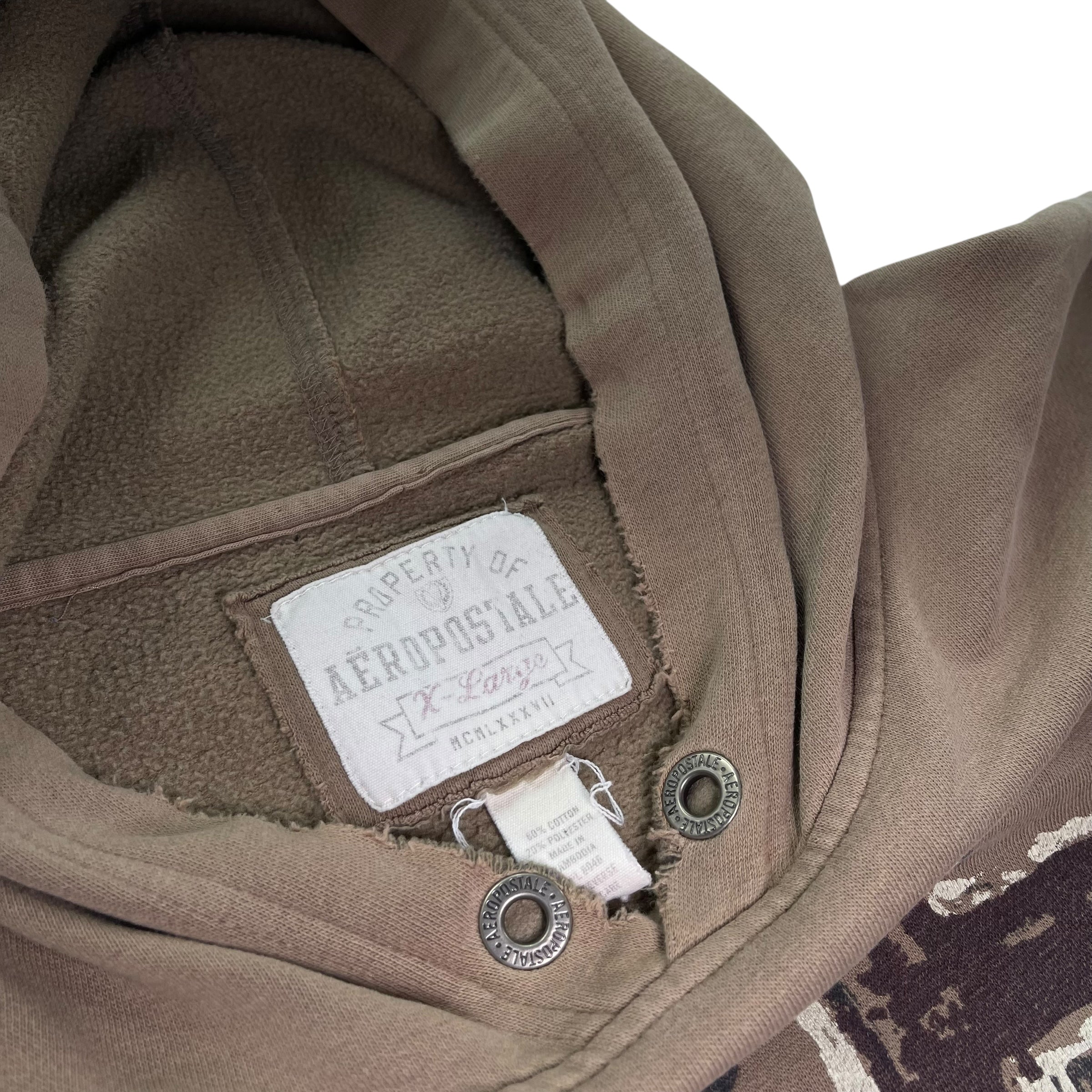 Vintage Aeropostale Tan Hoodie