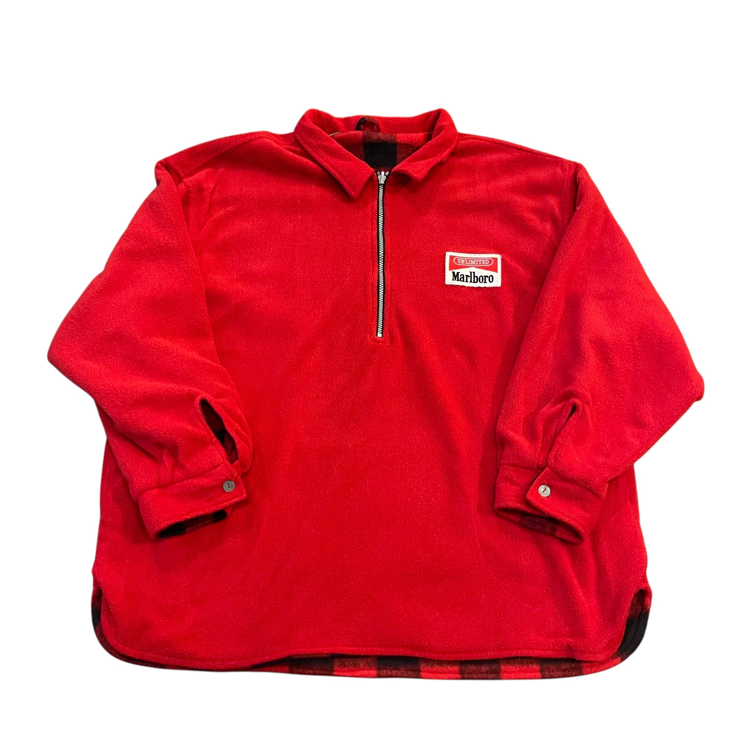 Vintage Reversable Marlboro Fleece Sweatshirt