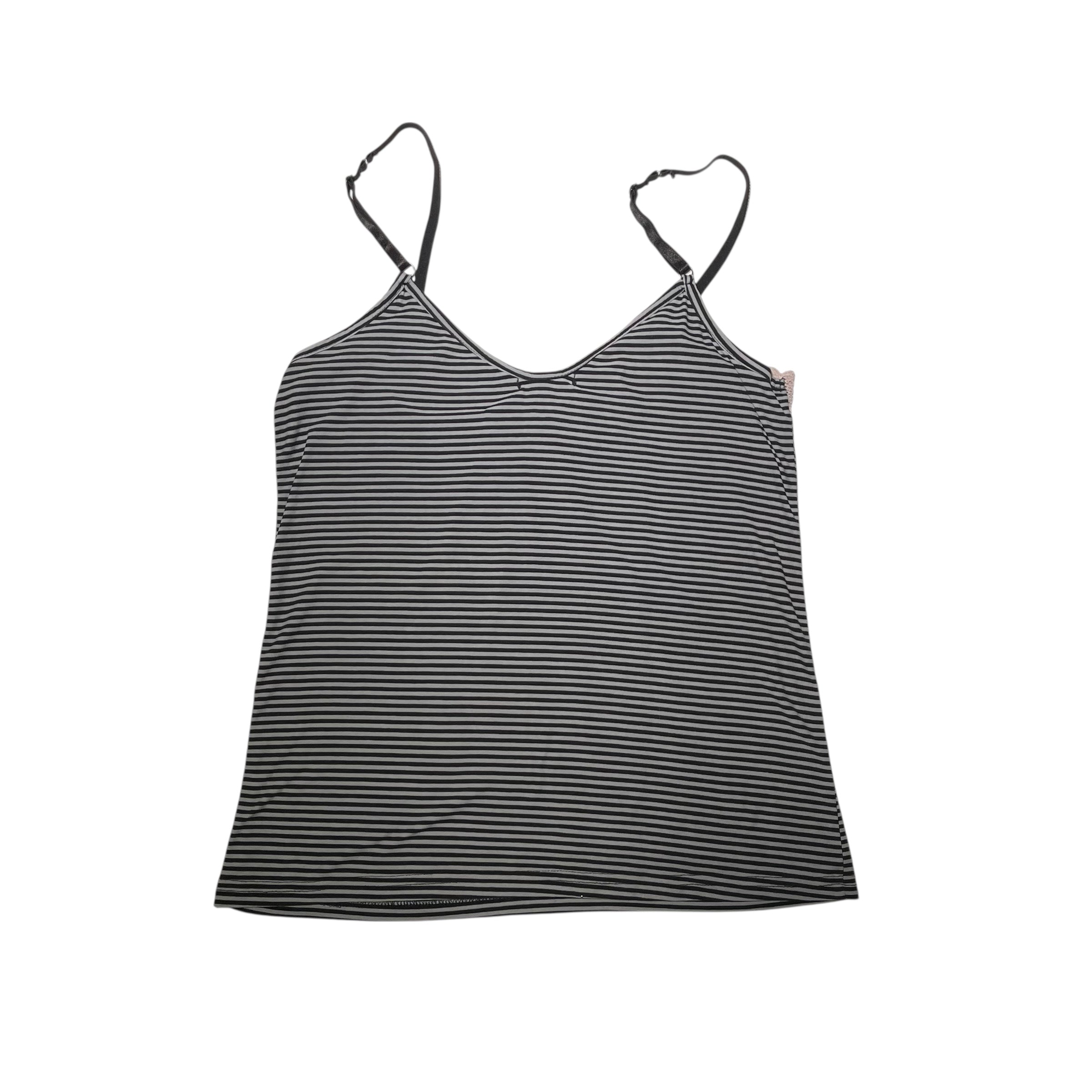 Y2K Striped Not Tired Lace Camisole