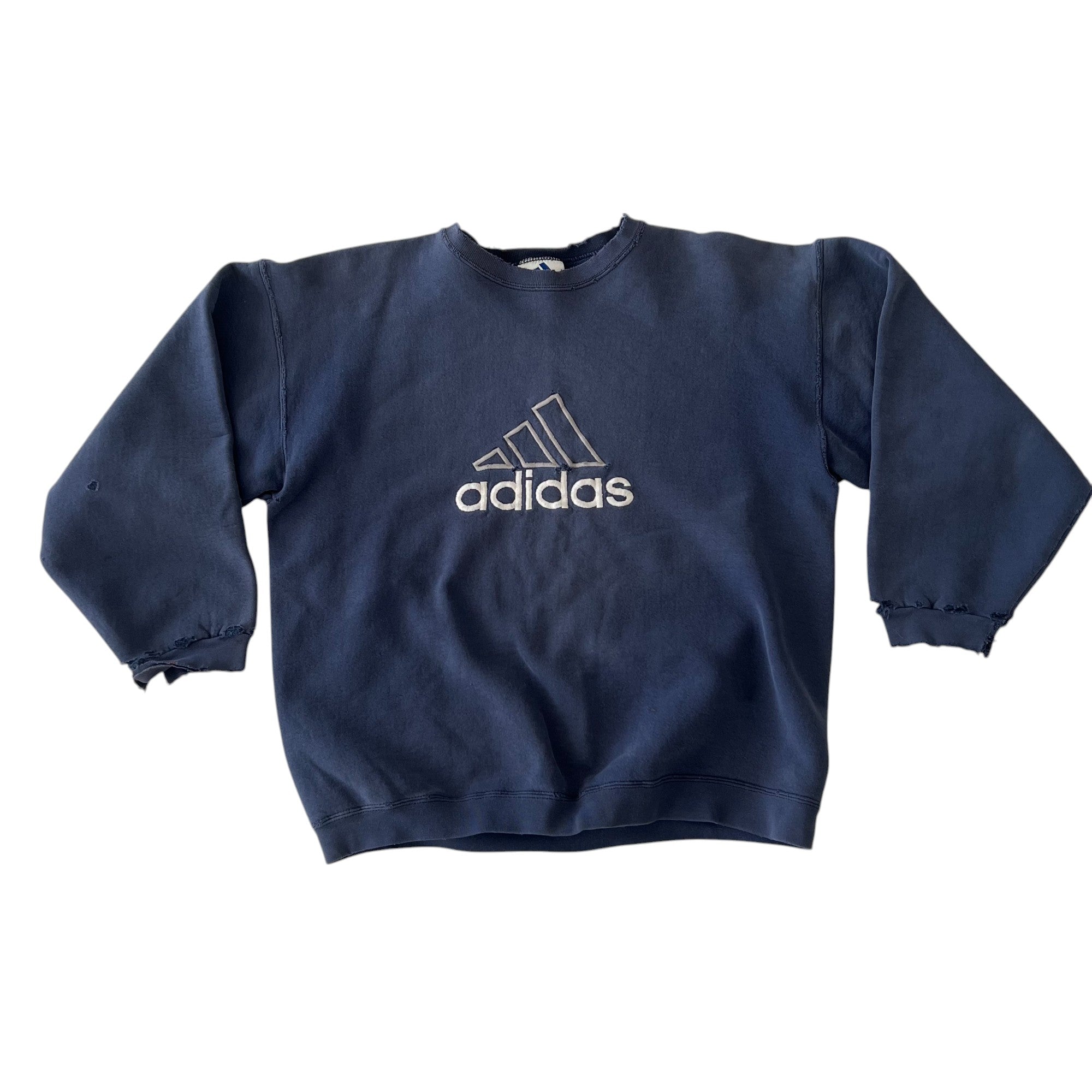 Vintage Adidas Embroidered Logo Crewneck