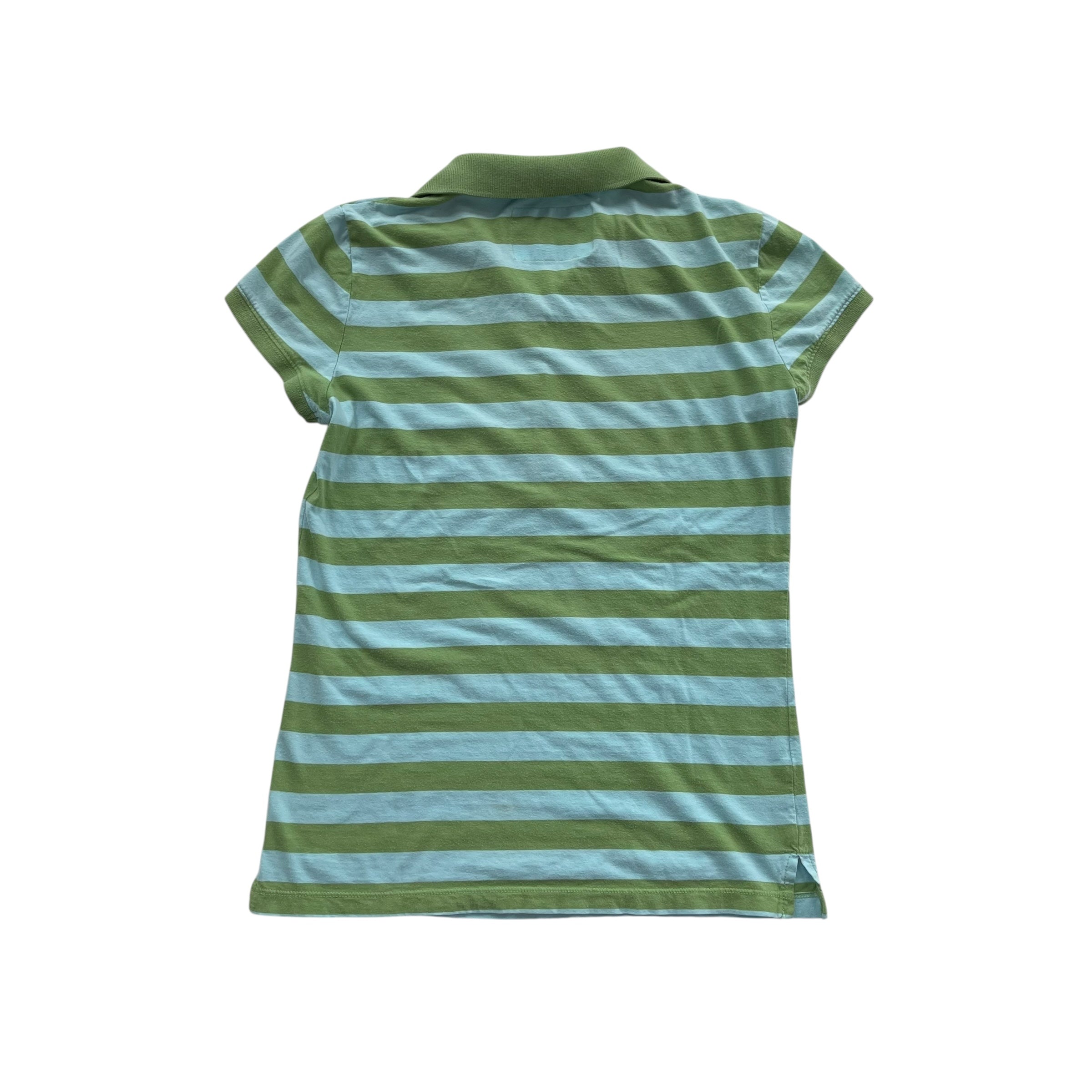 Vintage Y2K Aeropostale Femme Striped Polo Shirt