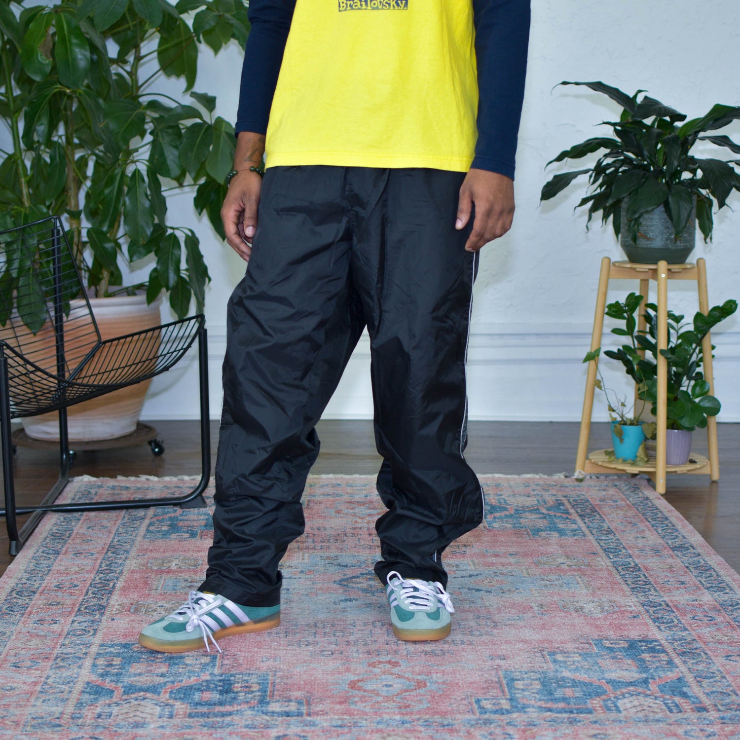 2000s Gap Track Pants (Navy)
