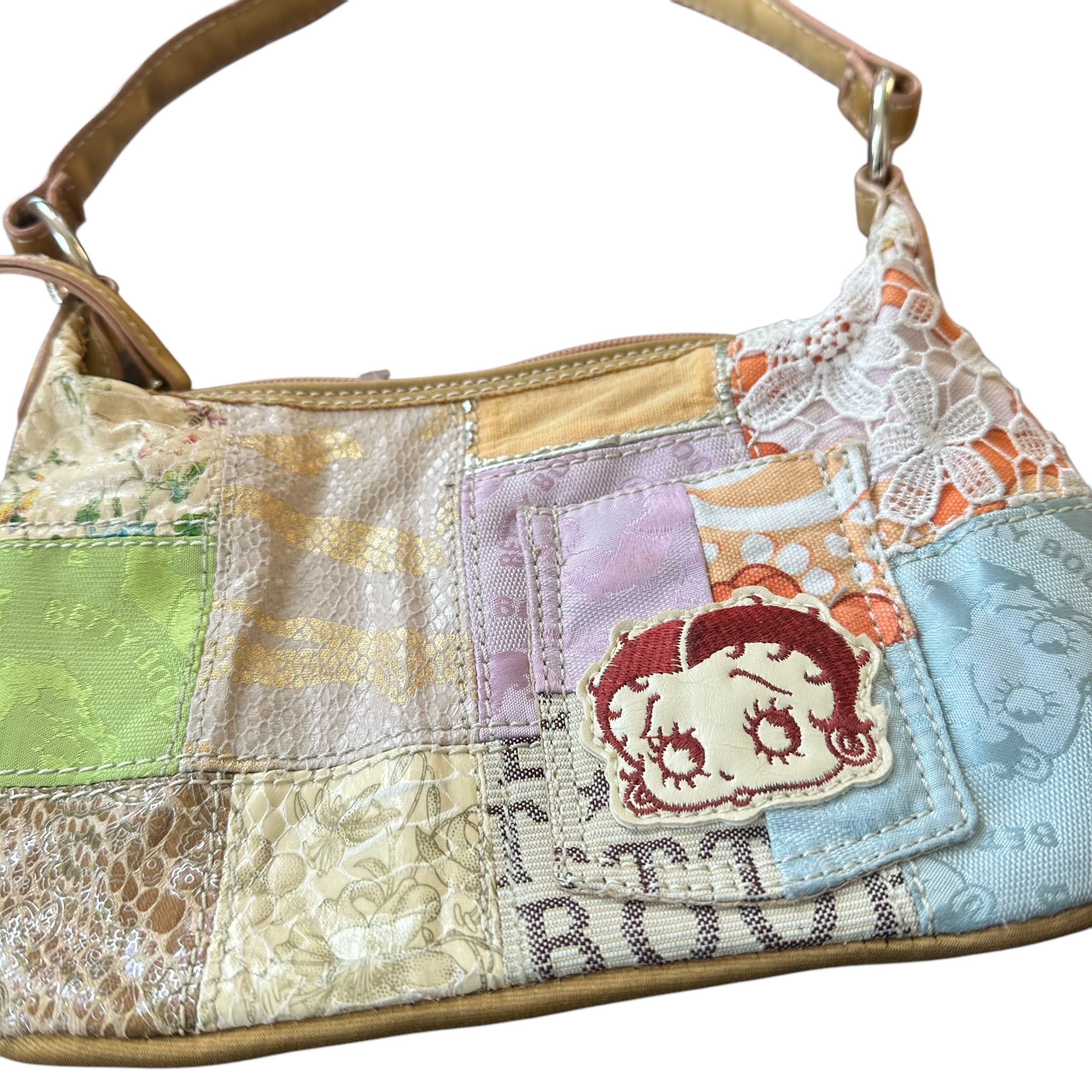 Y2k Betty Boop Patchwork Purse