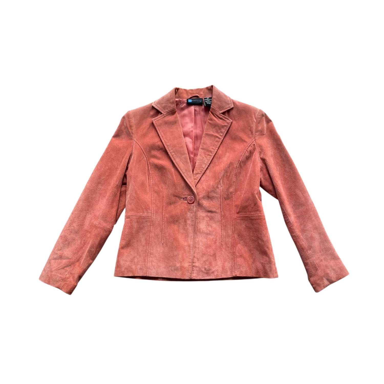 Y2K Relativity Pink Suede Blazer