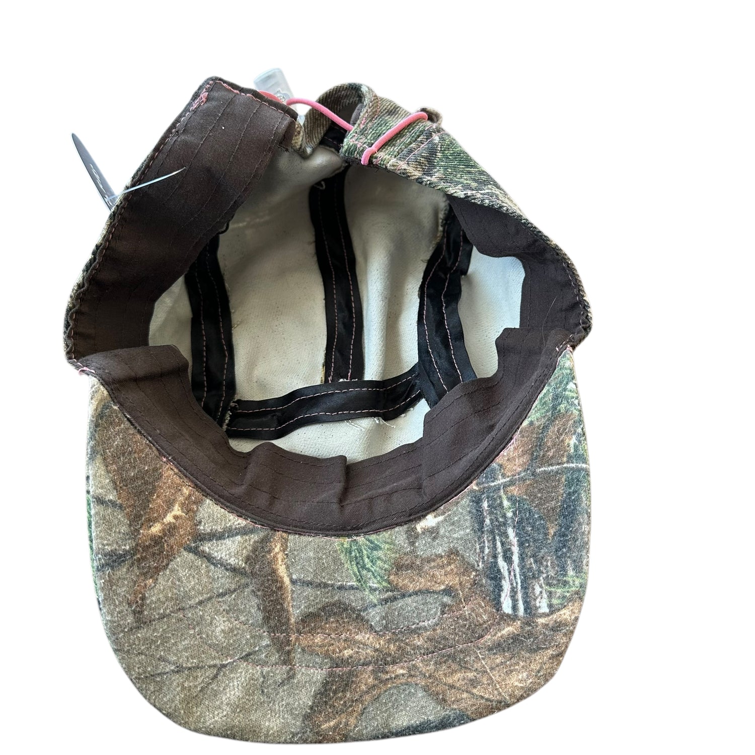 Y2k Camo Pink Tie Hat