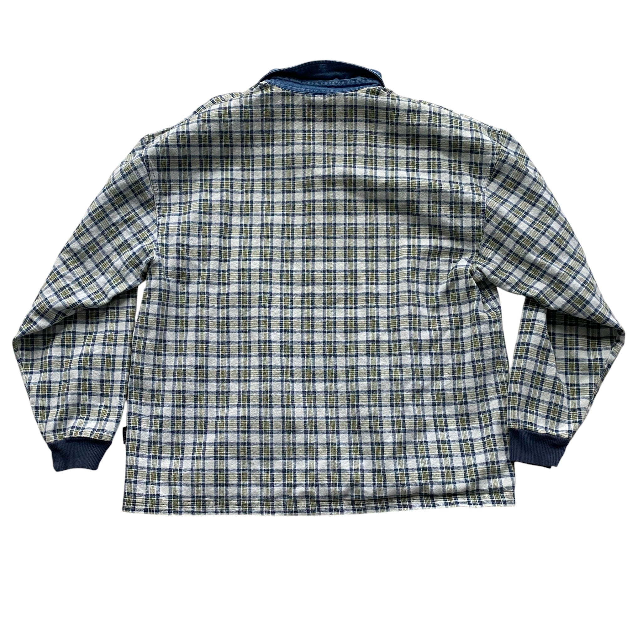 Vintage Plaid Rugby Polo Long Sleeve