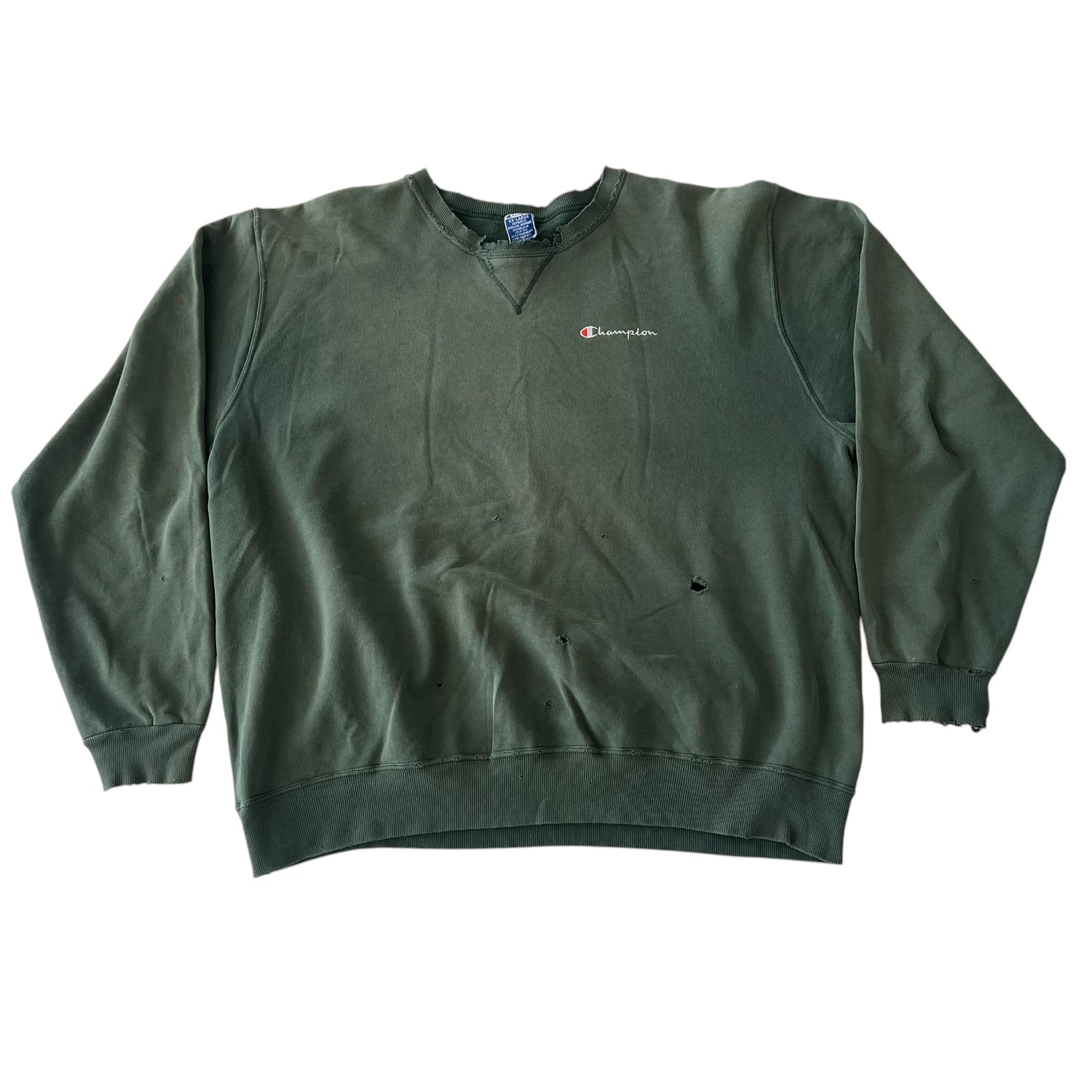 Vintage Champion Green Crewneck