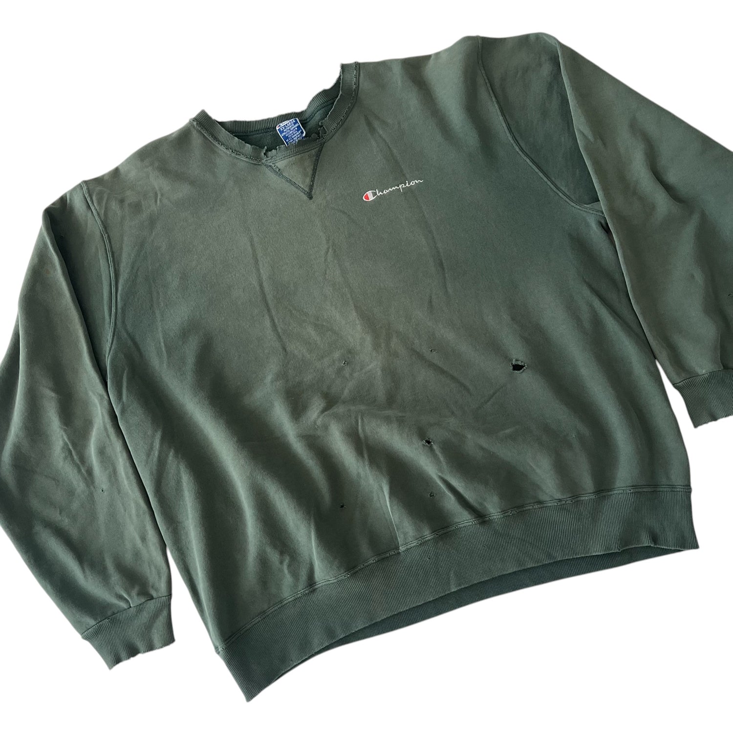 Vintage Champion Green Crewneck