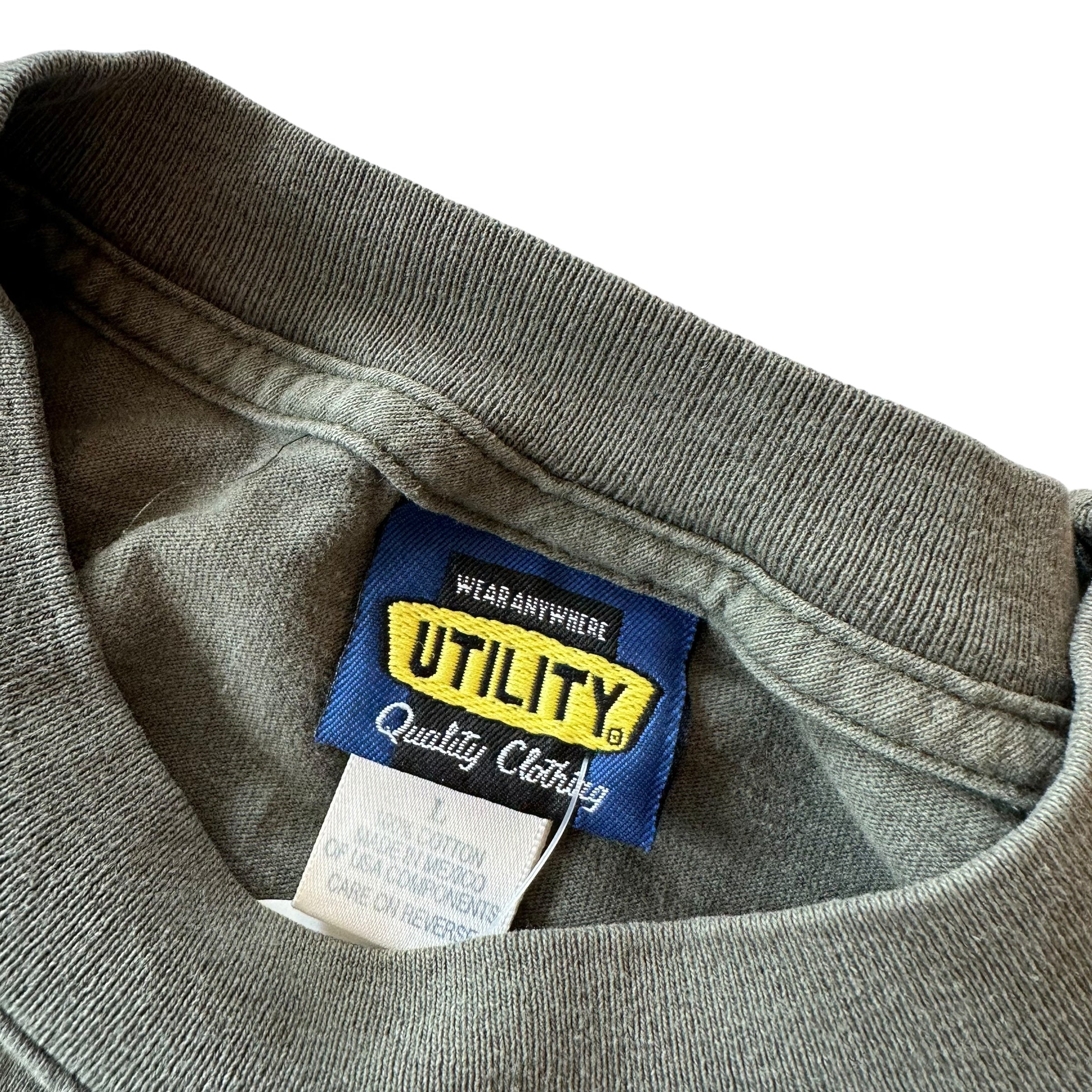 Y2k Green Utility ‘Ace of Space’ Graphic T-Shirt