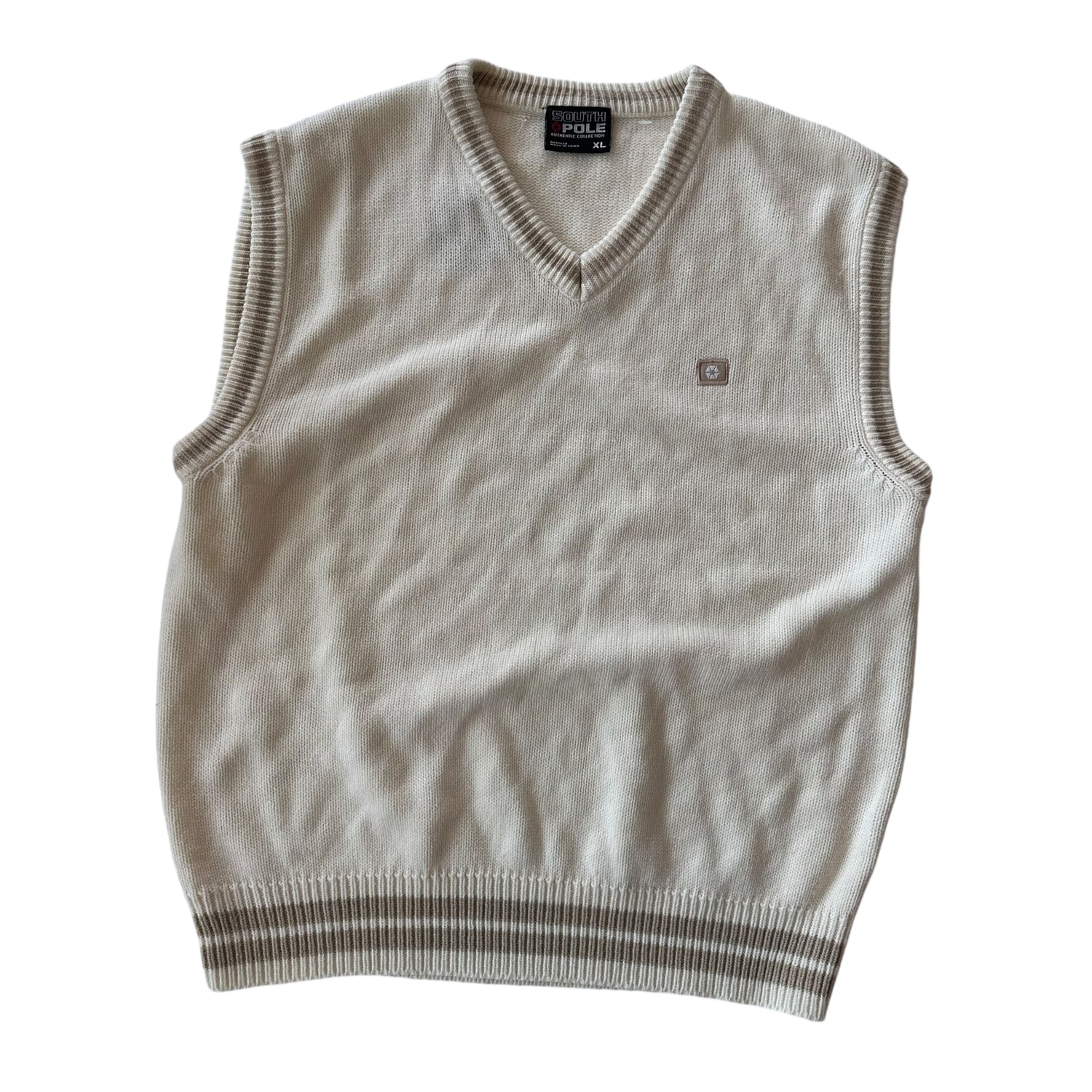 Y2k South Pole Knit Sweater Vest