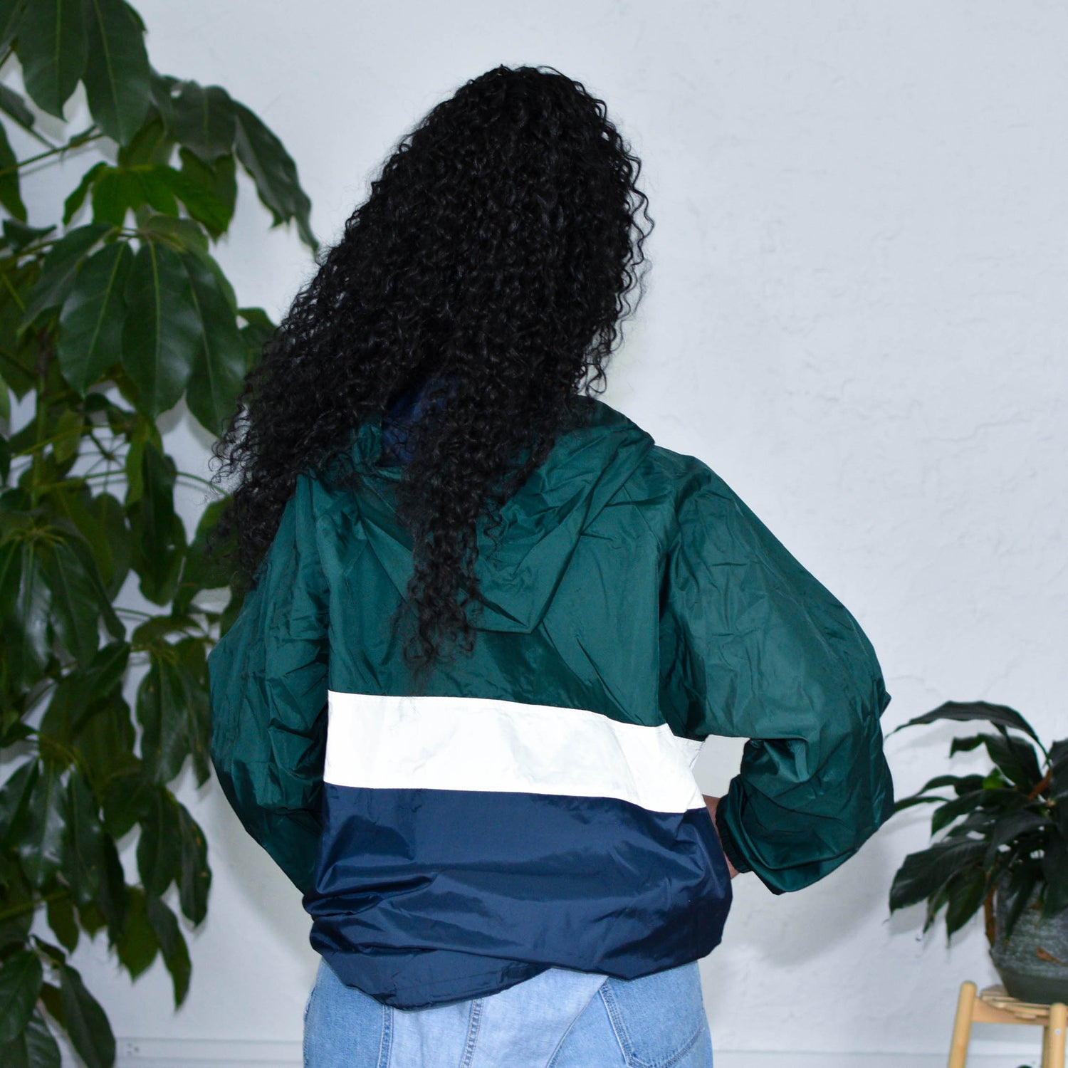 Vintage Gap Green Quarter Zip Windbreaker