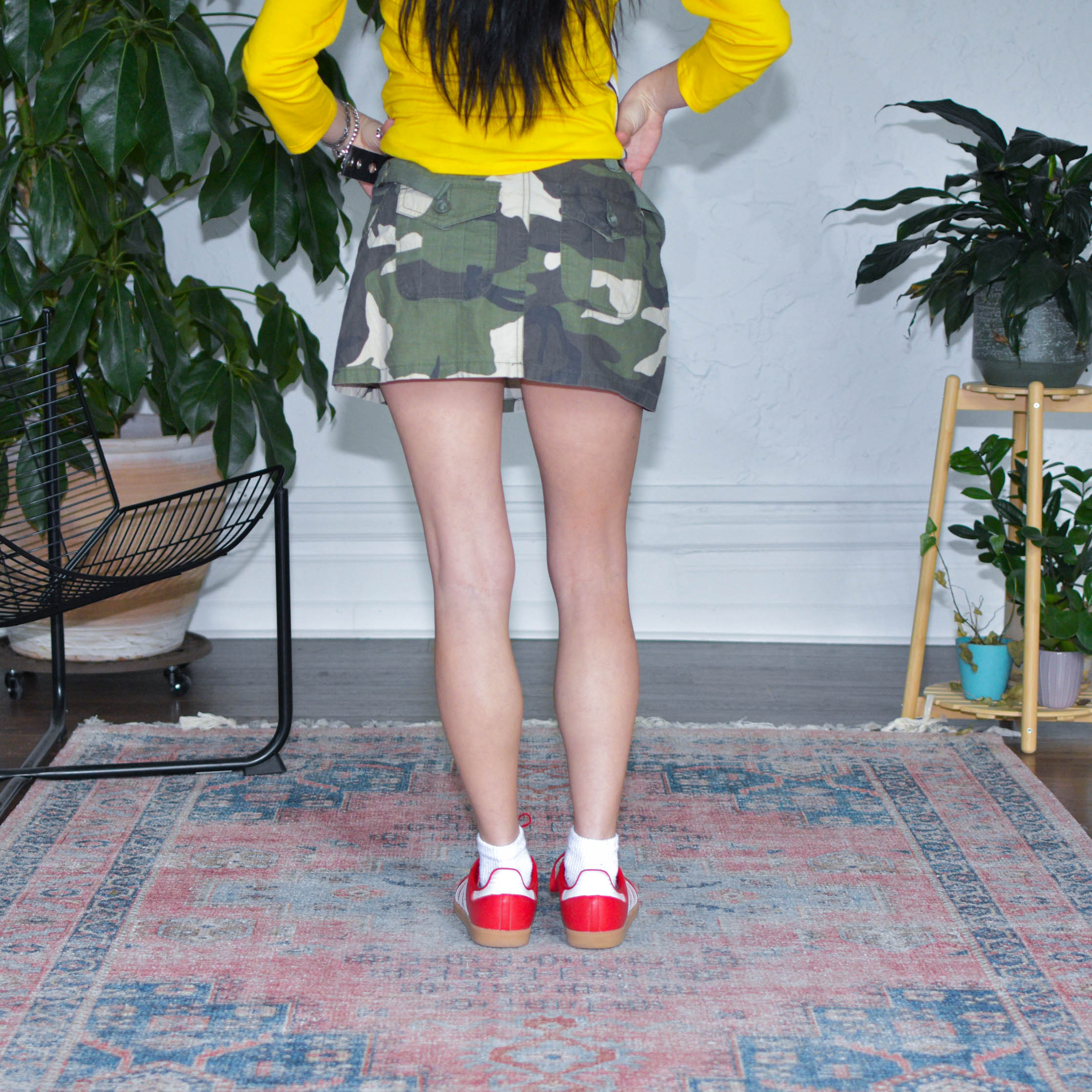 Y2k Camo Mini Skirt