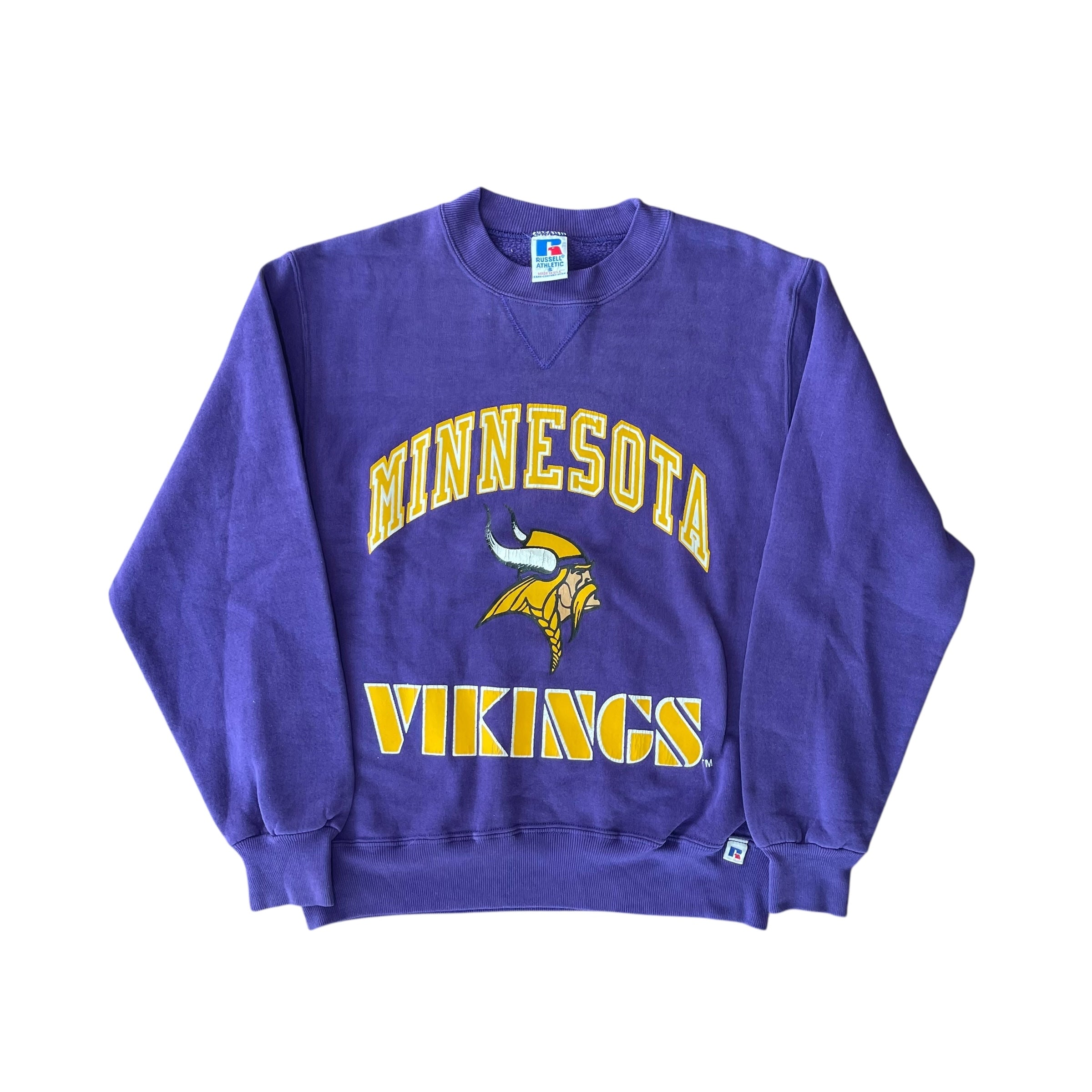 Vintage Minnesota Vikings Purple Russell Athletic Crewneck