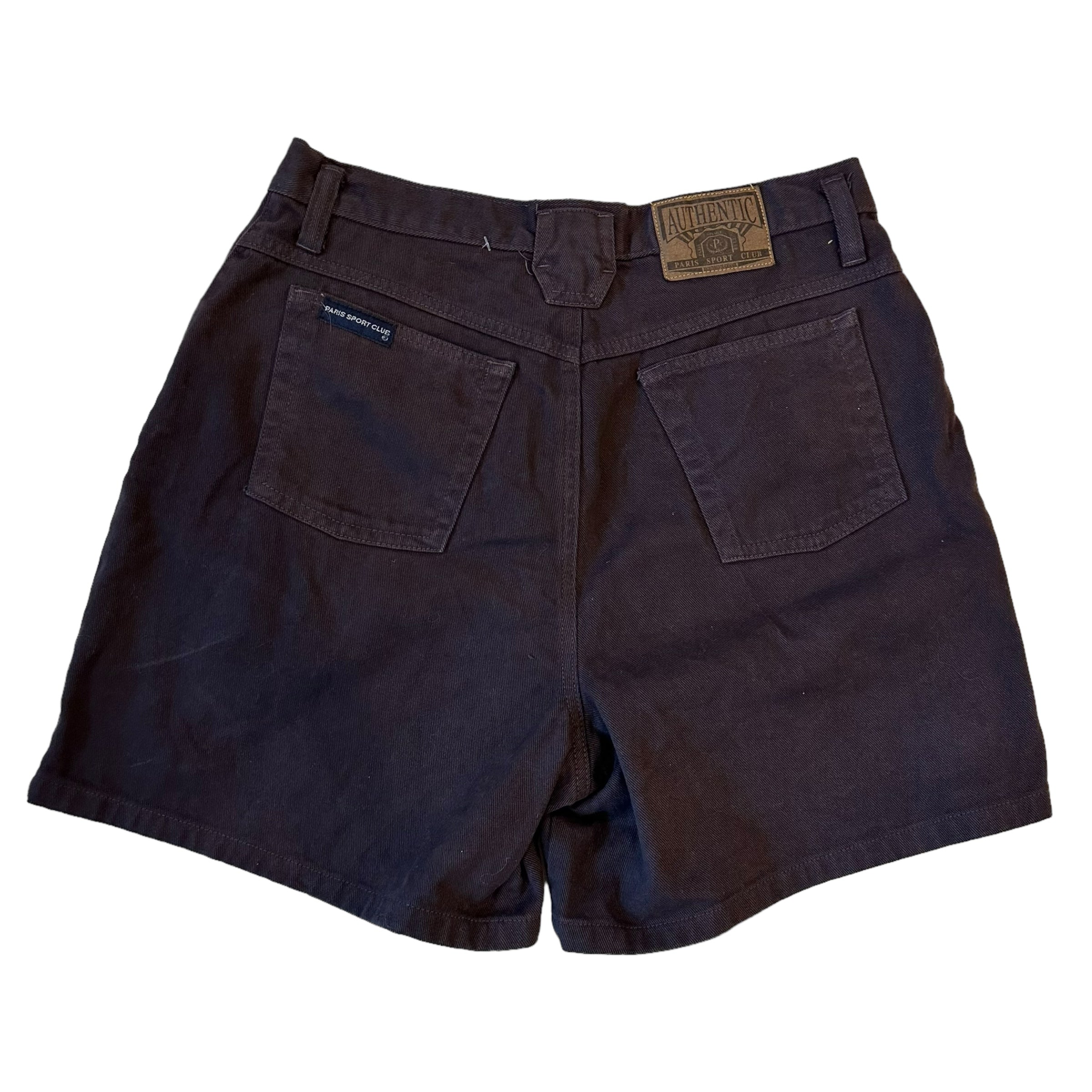 Vintage Paris Sport Club Purple Jorts