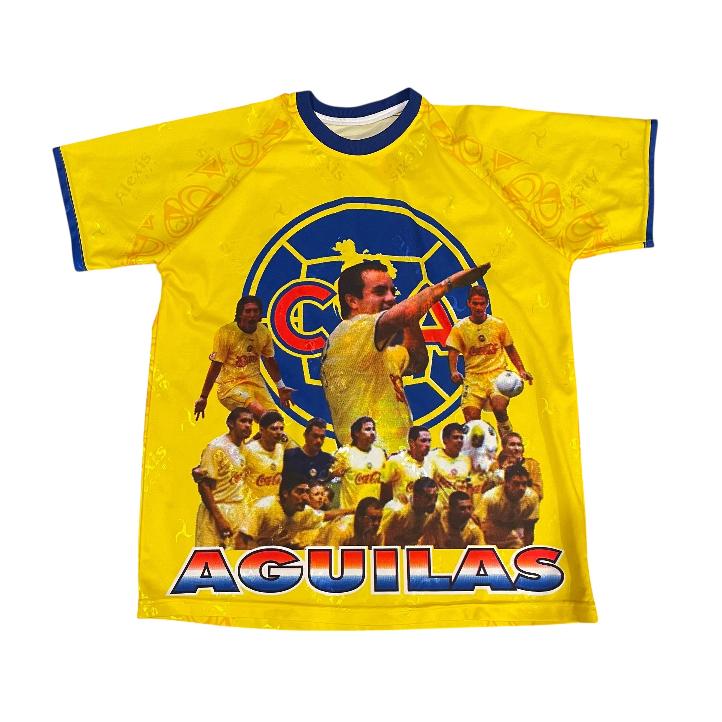 Vintage 2002 Club America Cuauhtemoc Blanco and Team AOP Jersey