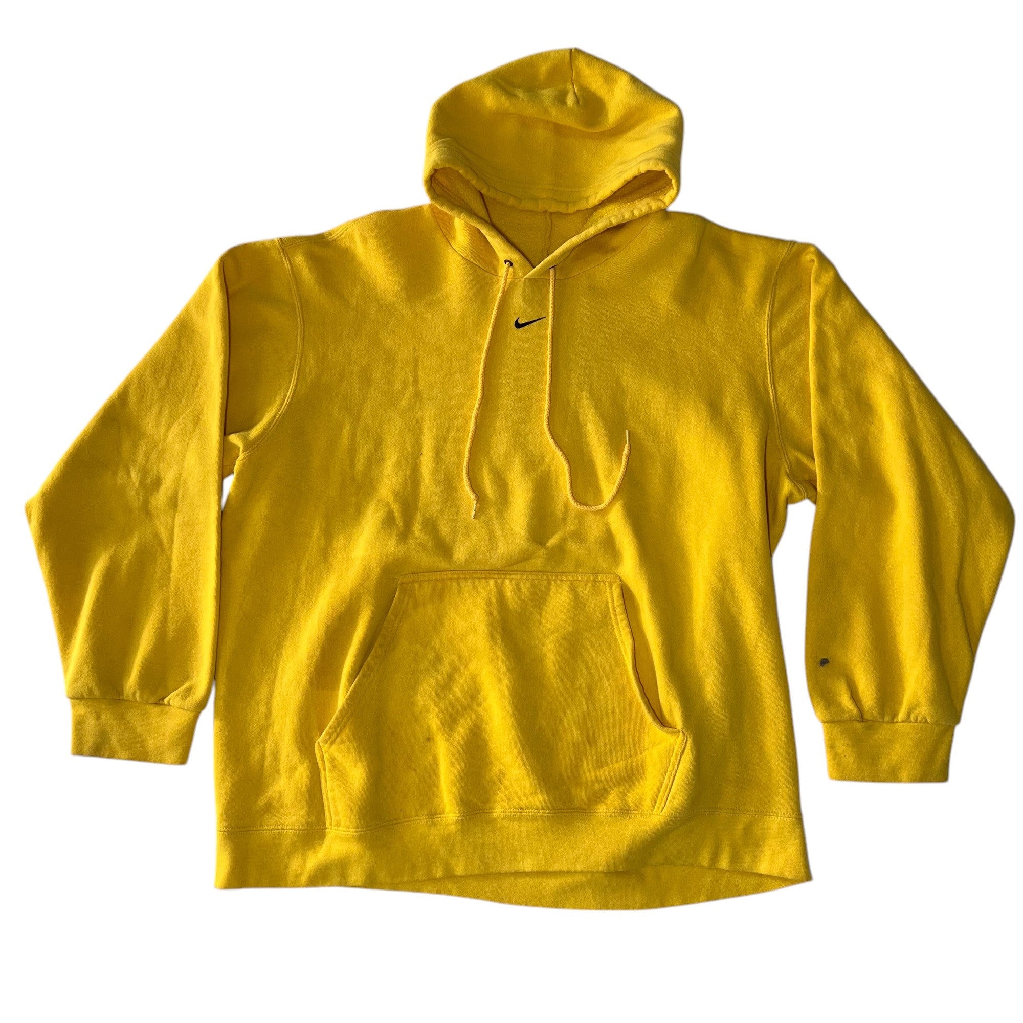 Vintage Nike Yellow Centercheck Hoodie