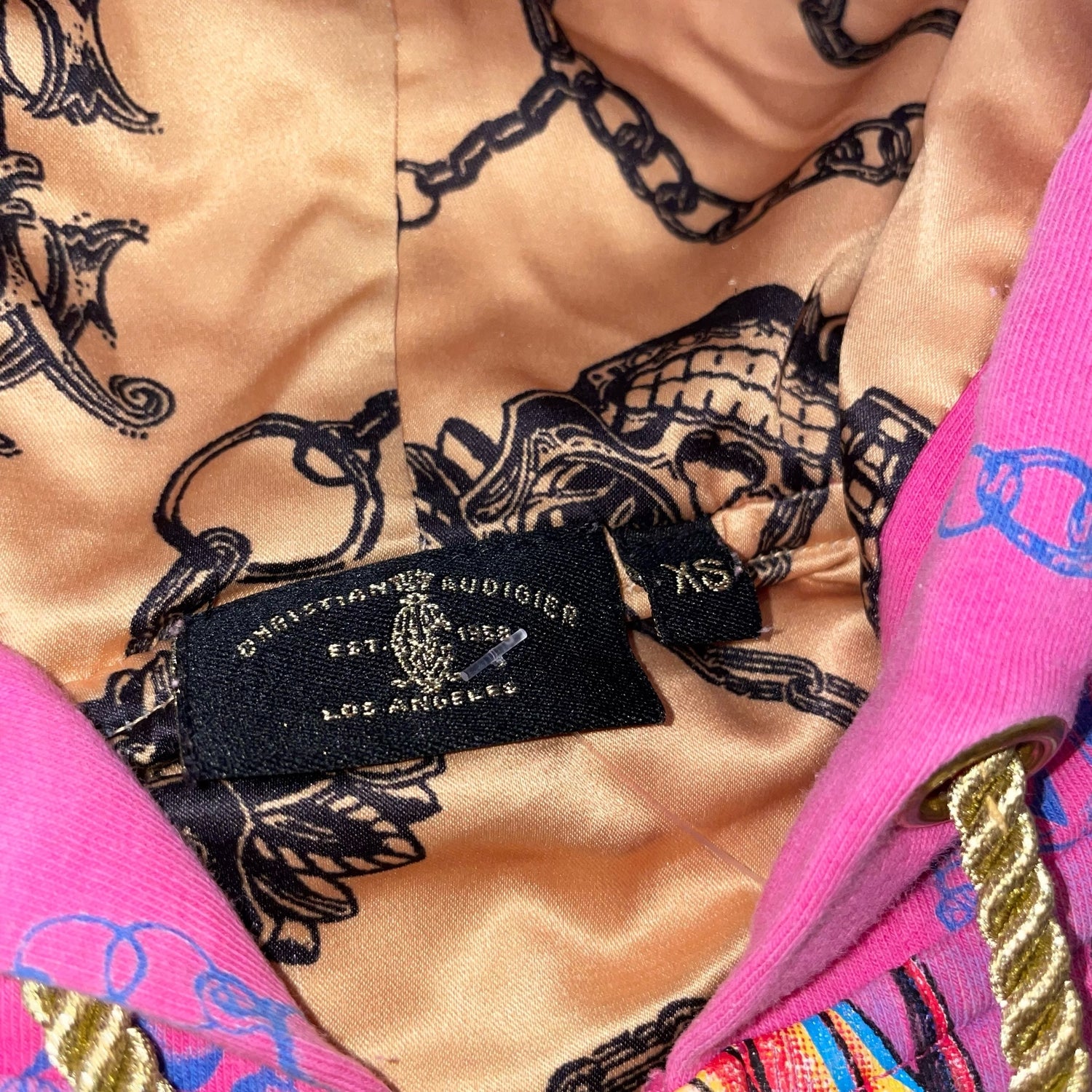 Vintage Christian Audigier Femme Zip-Up Hoodie