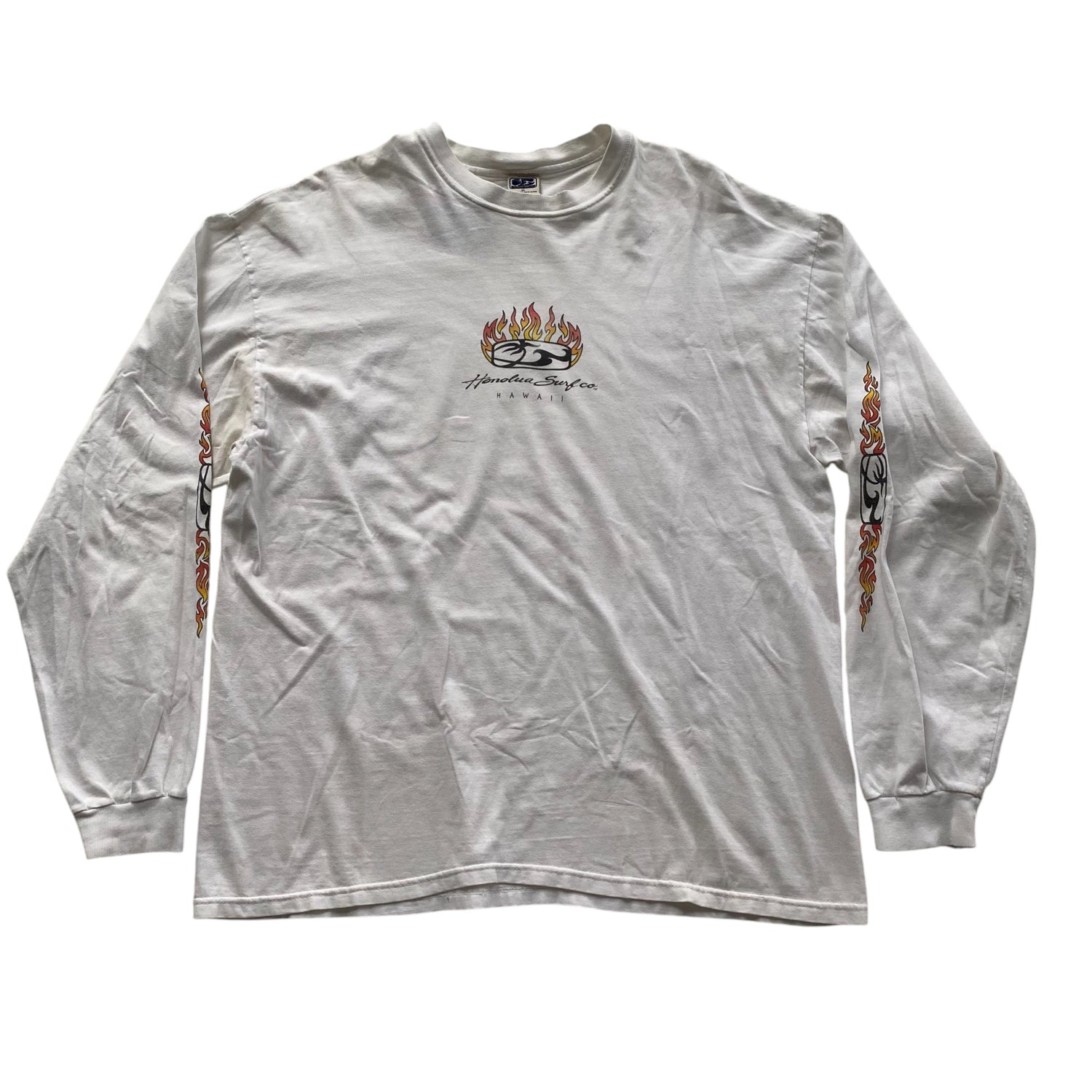 Vintage Honolua Surf Co. Flame Detail Long Sleeve