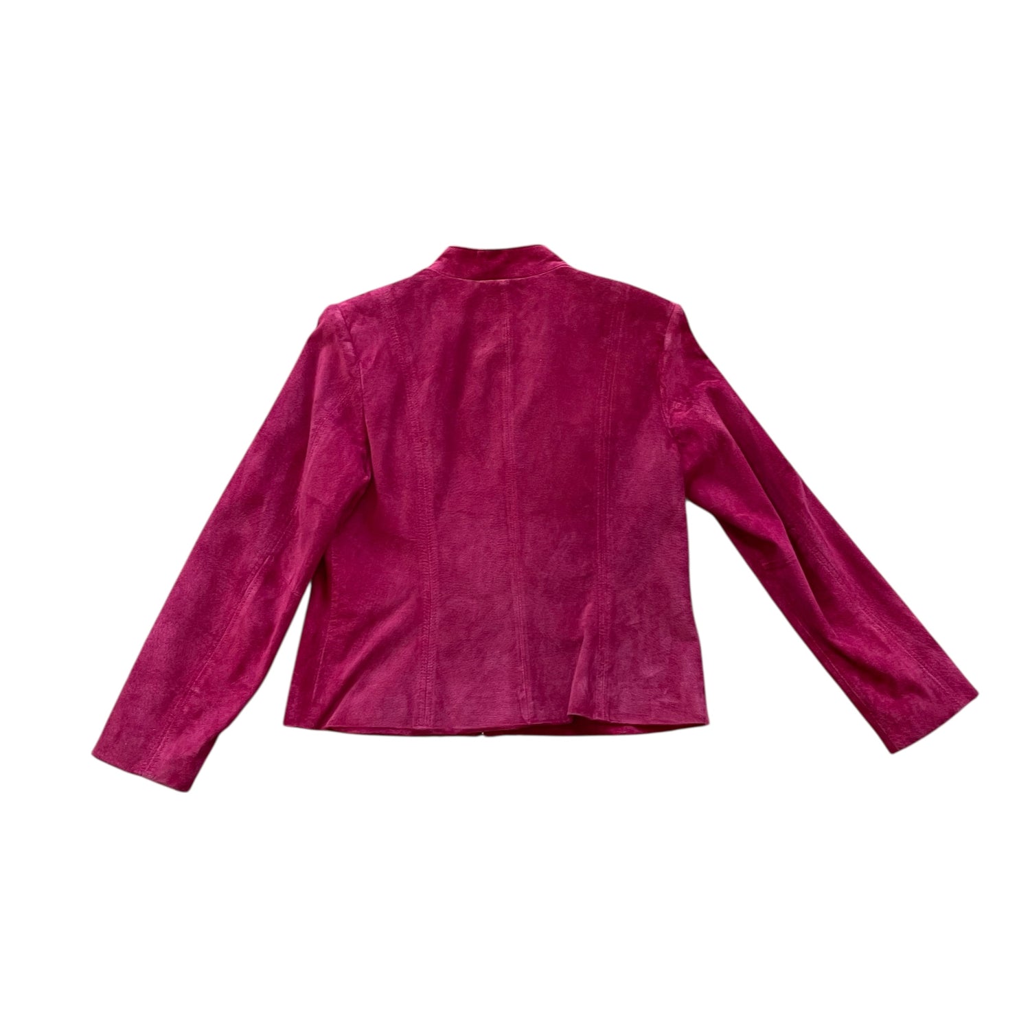 Y2K Preston & York Hot Pink Suede Jacket
