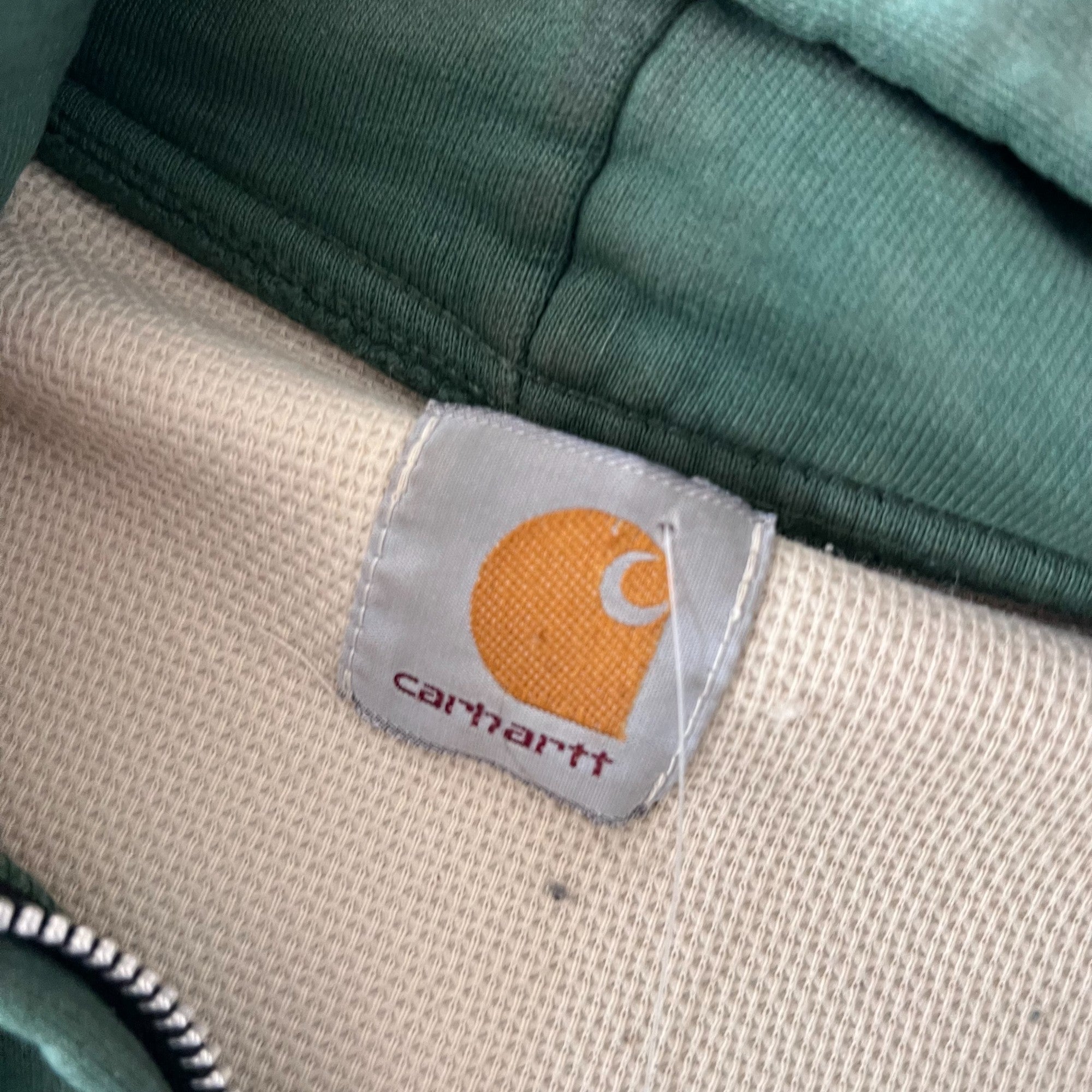 Vintage Carhartt Green Lined Zip Up