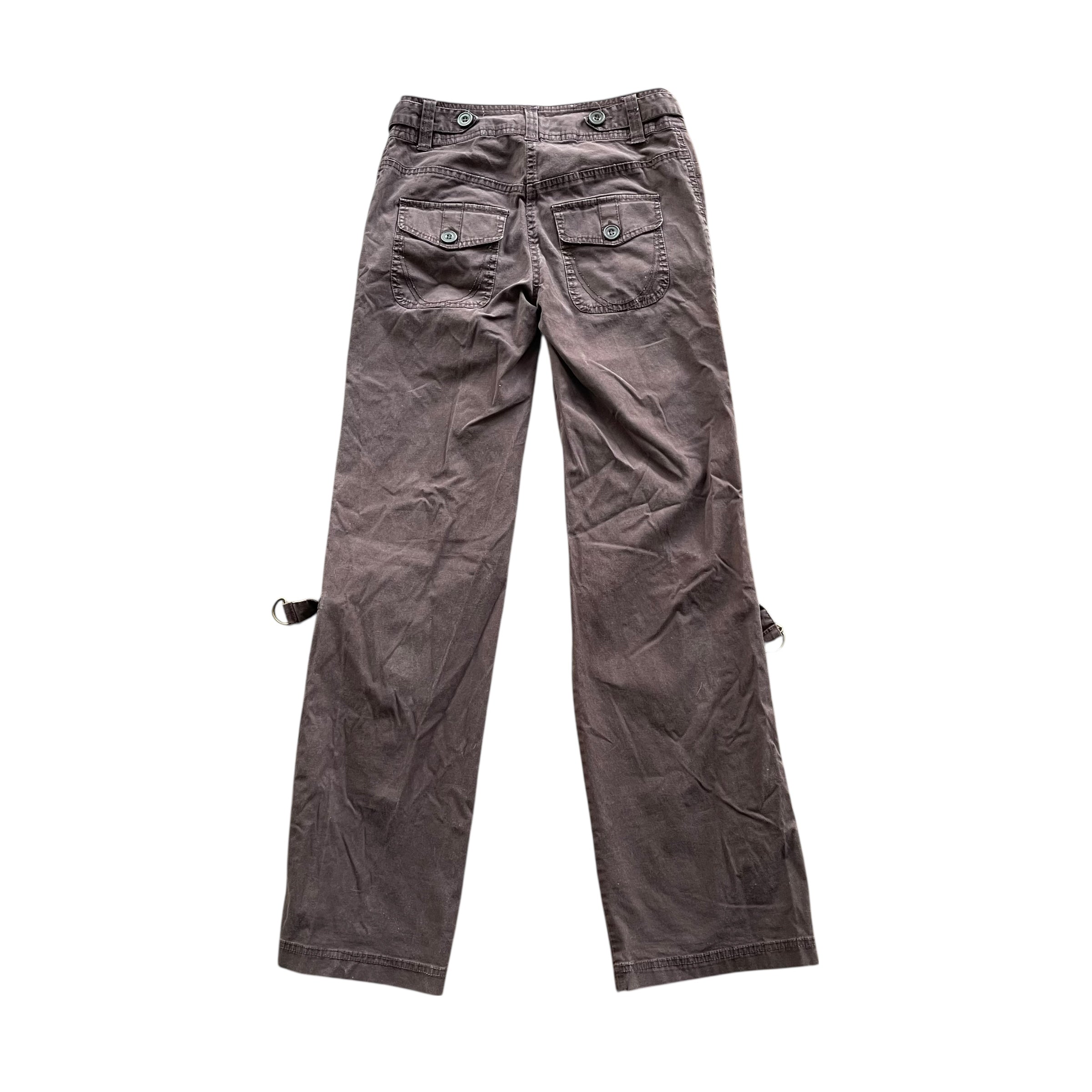 Y2K H&M Straight Leg Brown Cargo Pants