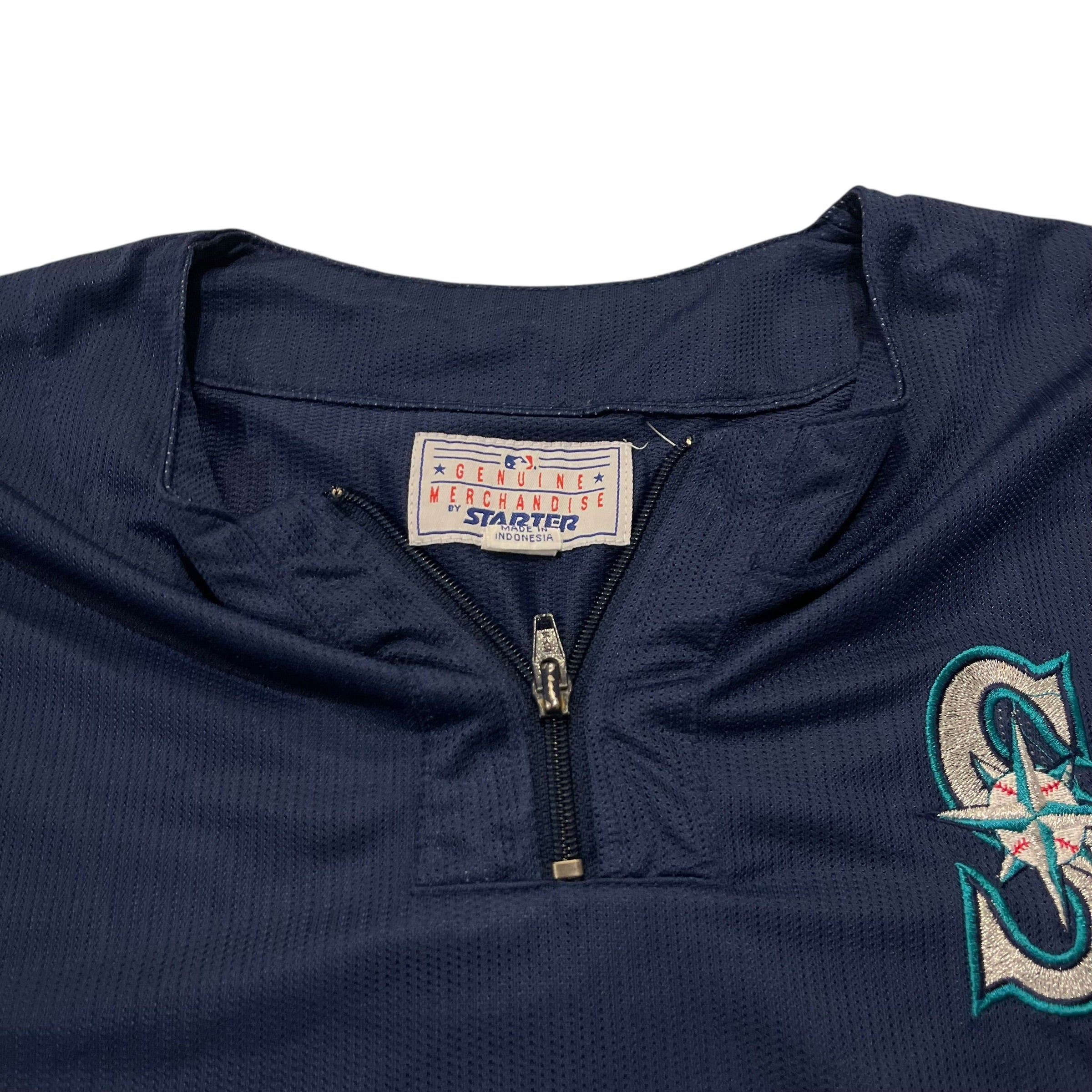 Vintage Seattle Mariners Quarter-Zip Windbreaker