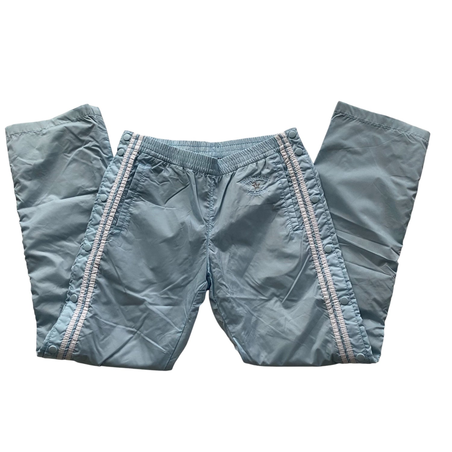 Y2k Polo Jeans Lined Tear Away Track Pants