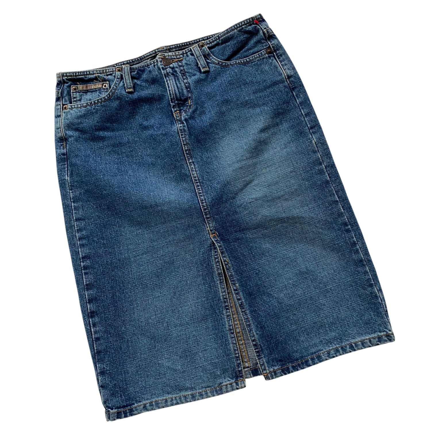 Y2k L.e.i. Denim Midi Skirt