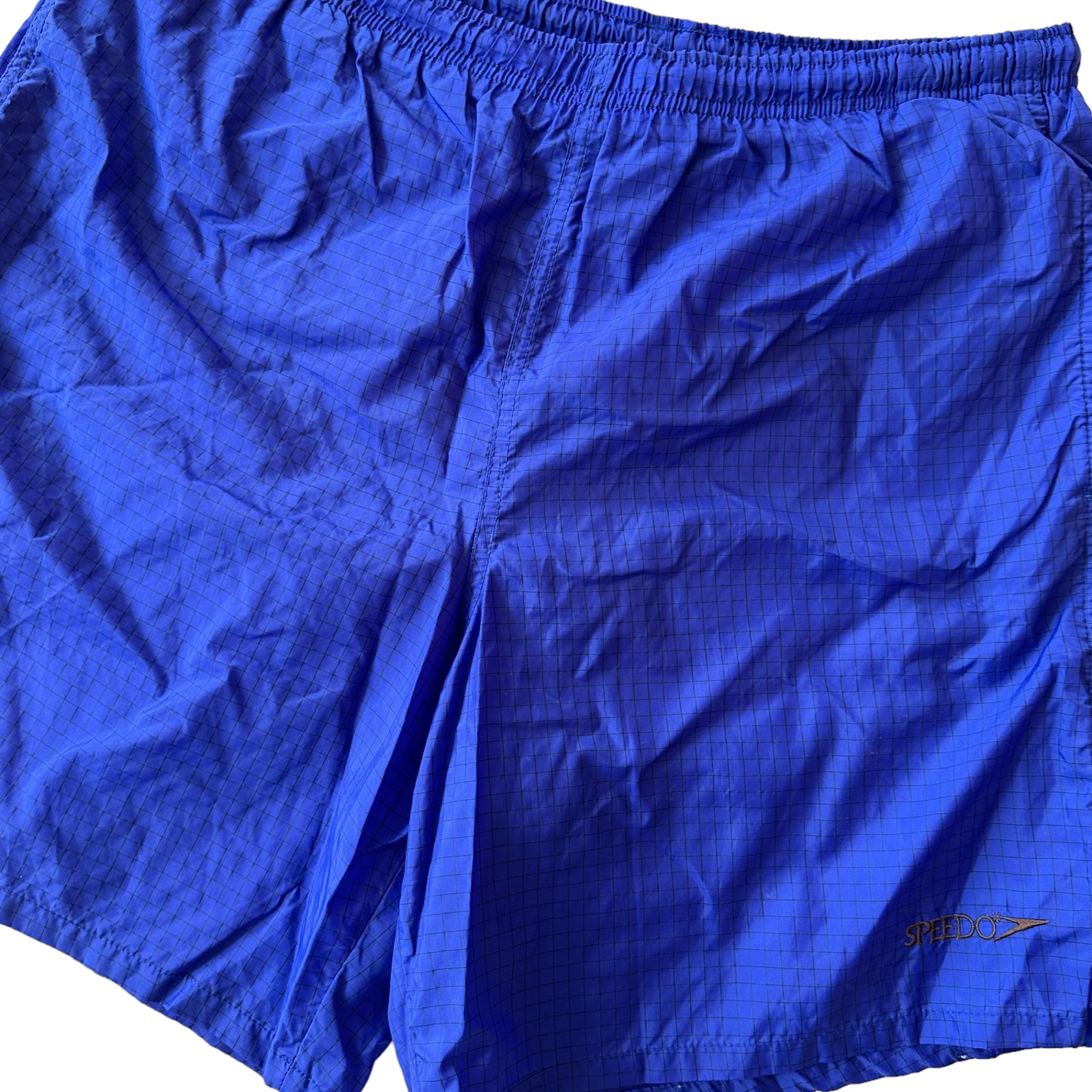Vintage Purple Speedo Nylon Shorts